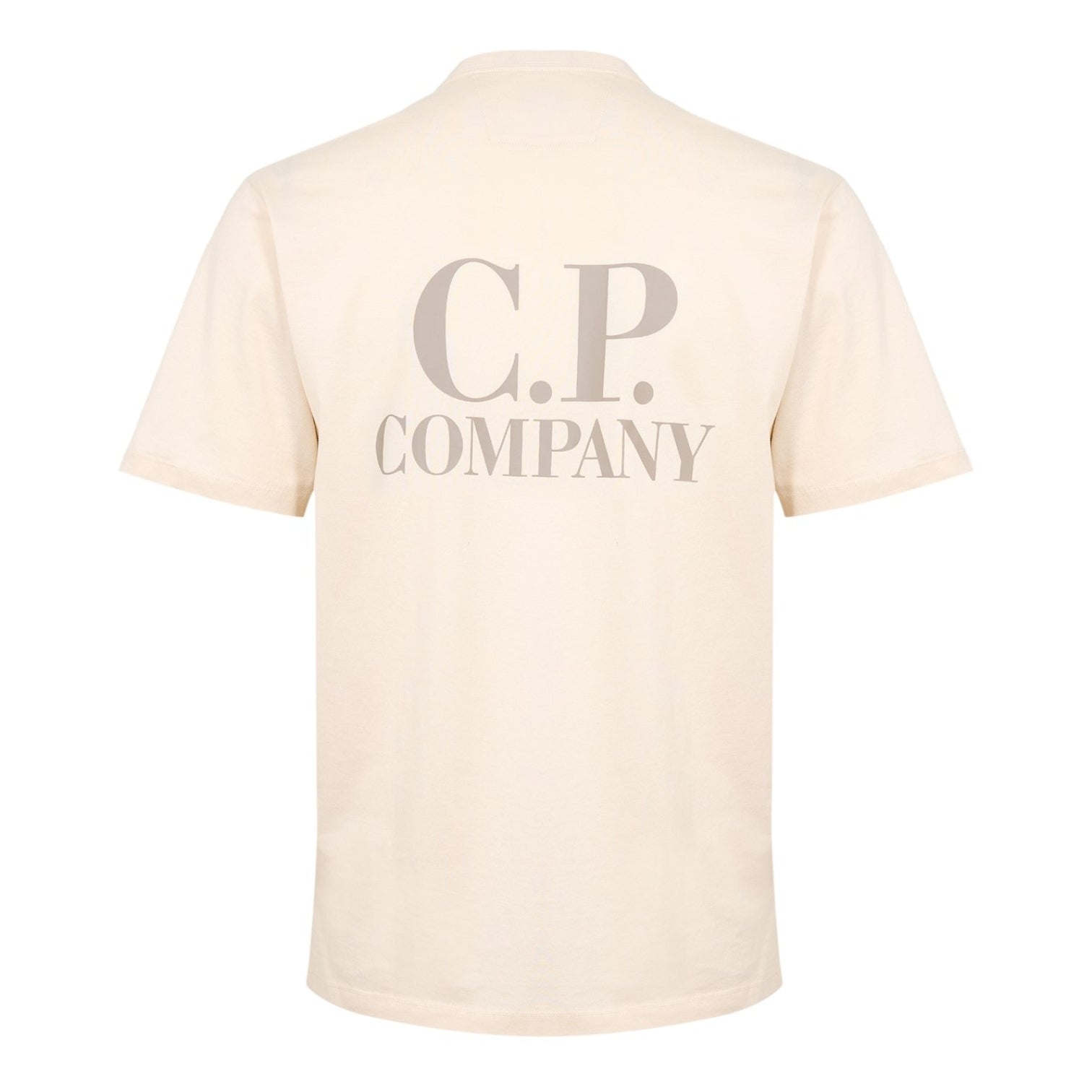 LUXURY HUB CP COMPANY DOUBLE LOGO TEE