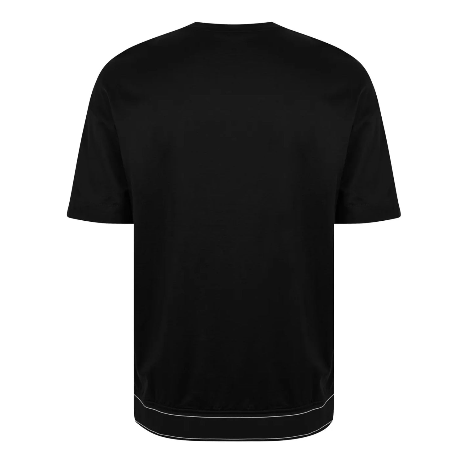 LUXURY HUB EMPORIO ARMANI TAPE HEM TEE