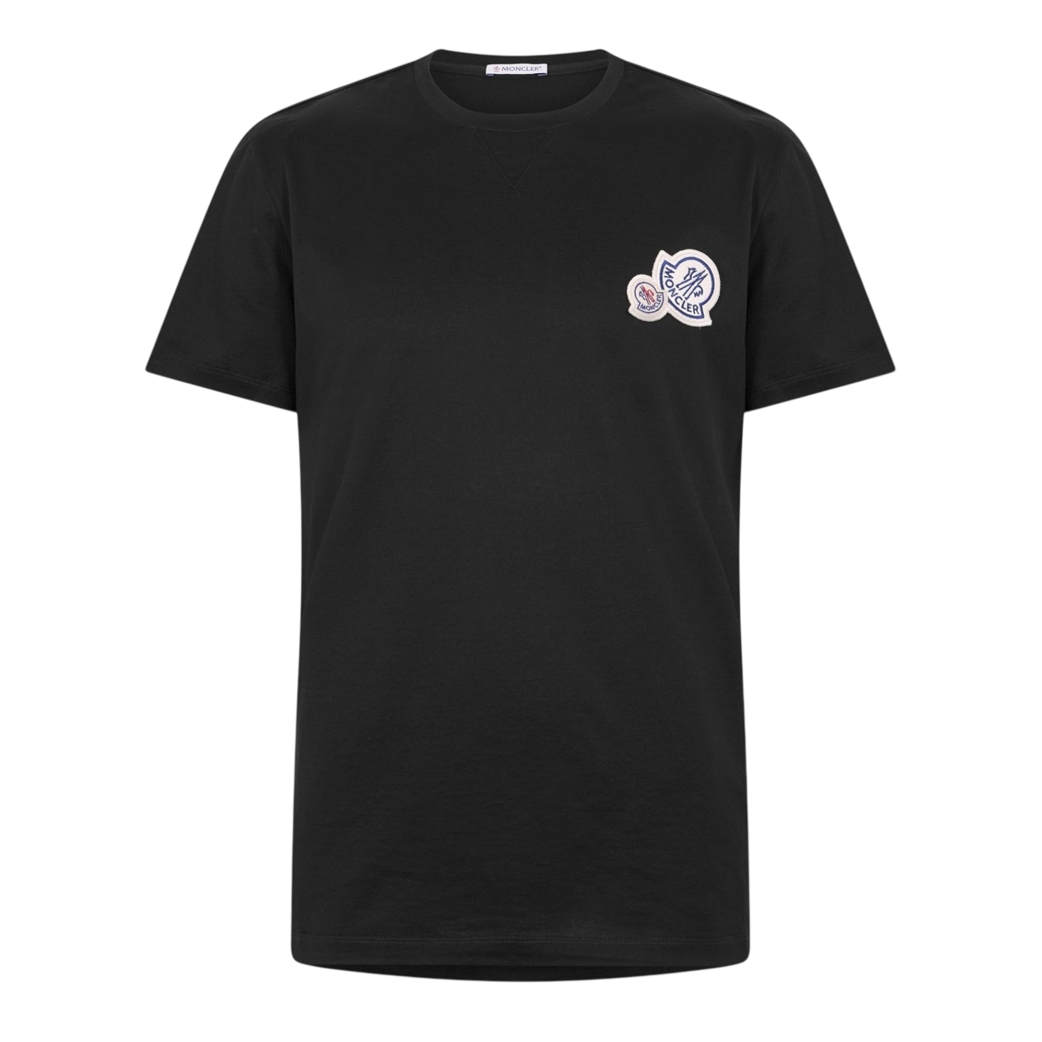 LUXURY HUB MONCLER DOUBLE LOGO TEE