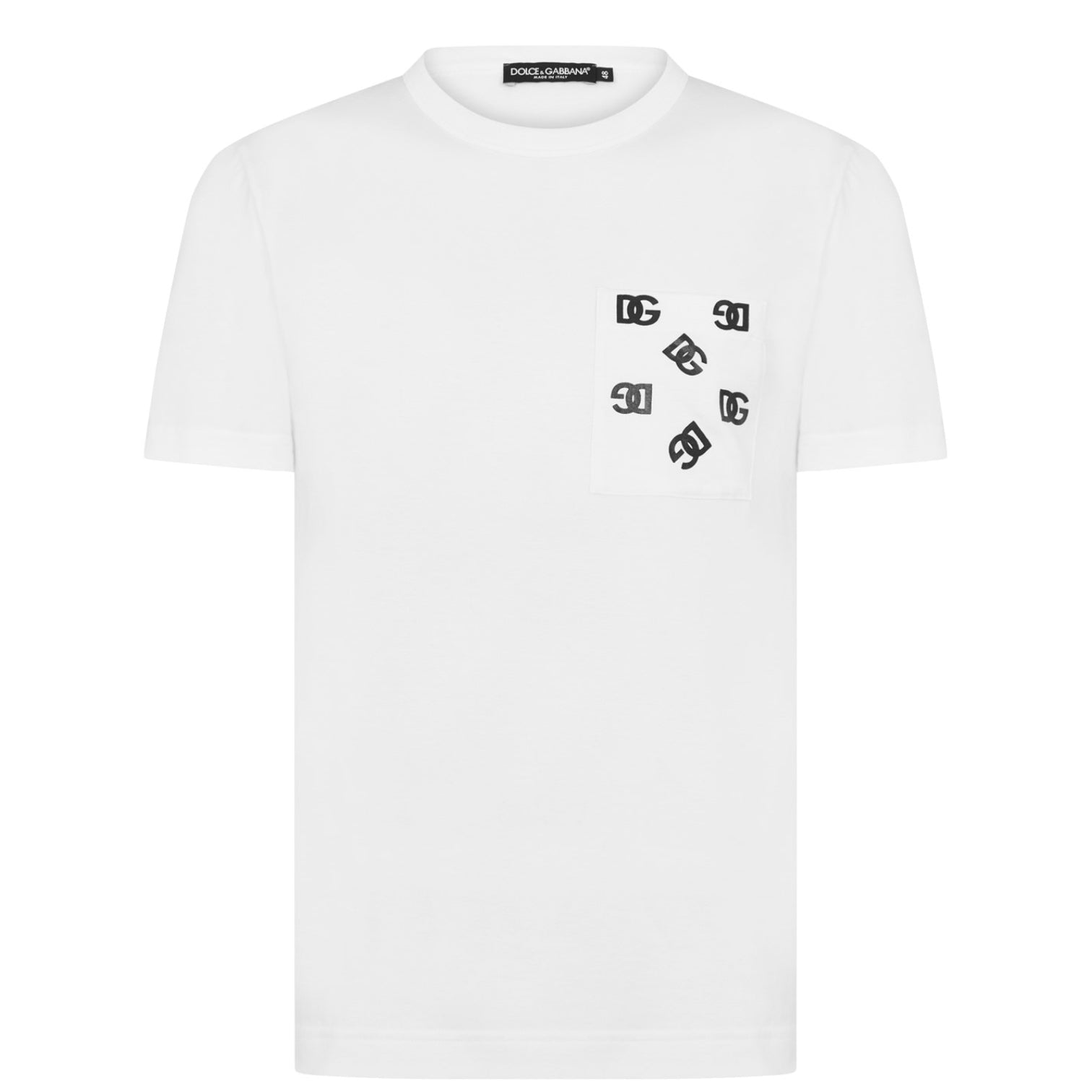 LUXURY HUB DOLCE AND GABBANA POCKET LOGO T-SHIRT