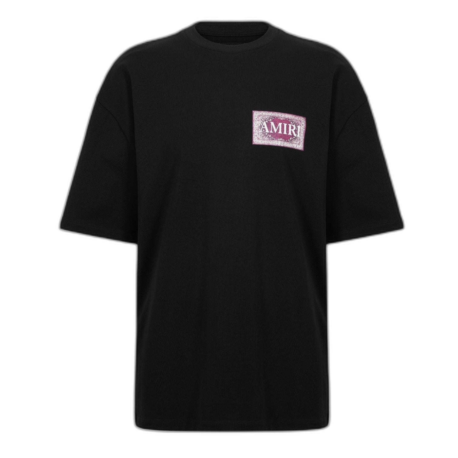 LUXURY HUB AMIRI MEN'S BANDANA OVERSIZED T-SHIRT
