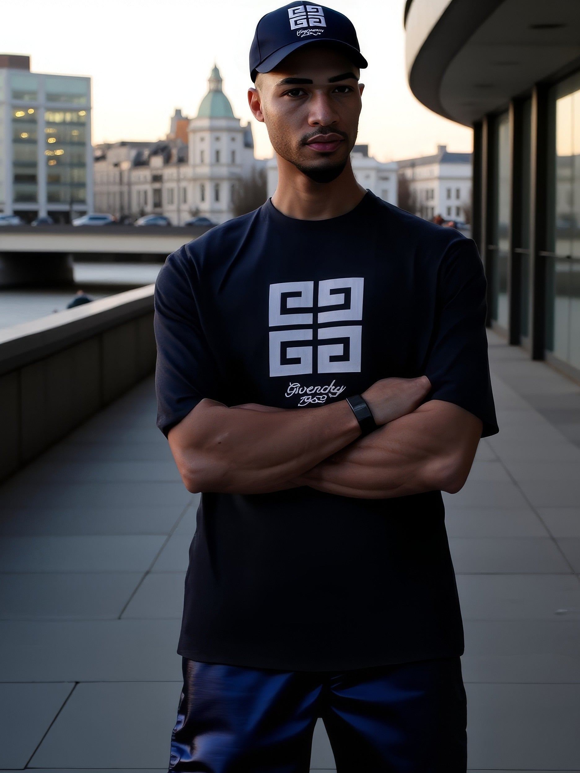 LUXURY HUB GIVENCHY 4G OVER FIT TEE