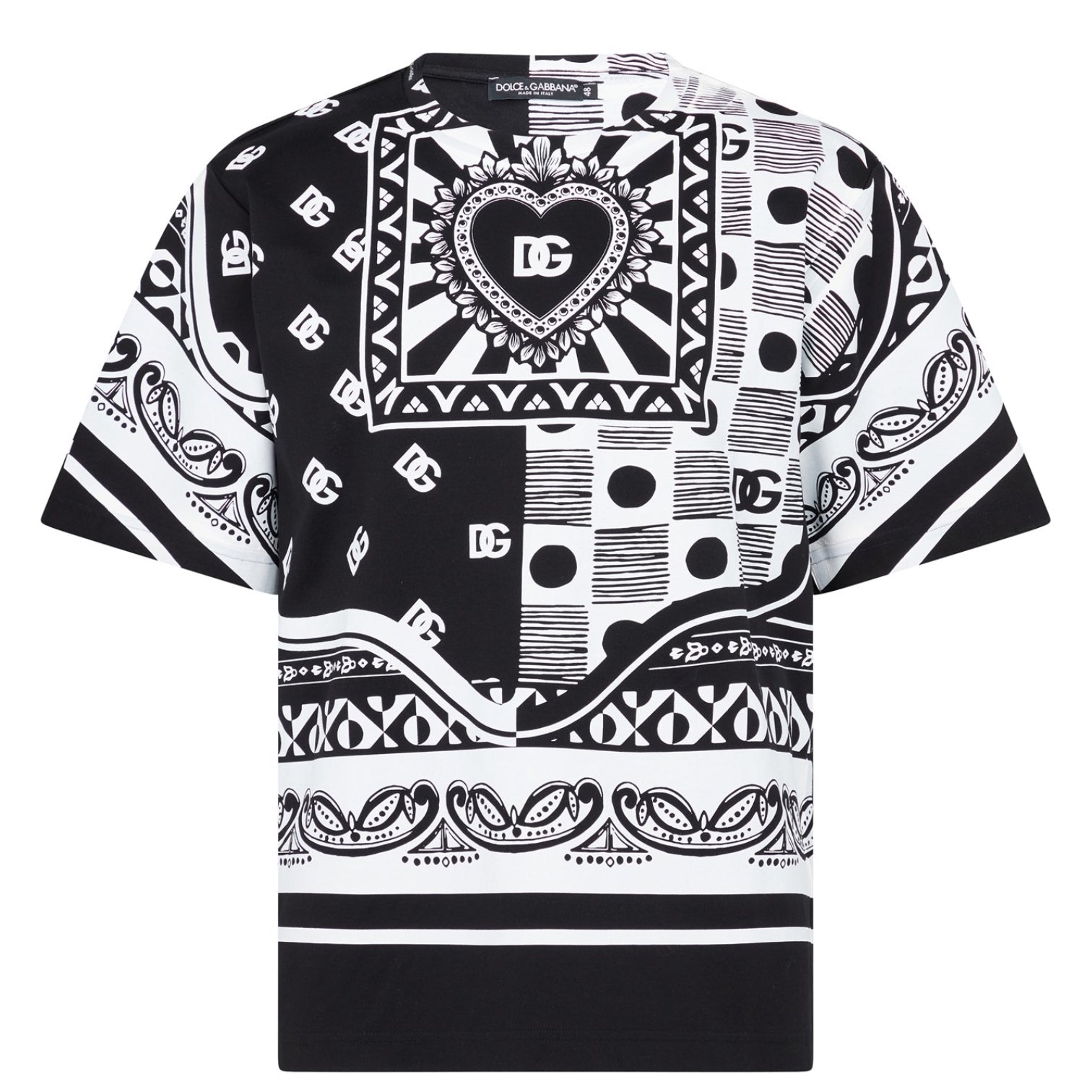 LUXURY HUB DOLCE AND GABBANA BANDANA T SHIRT