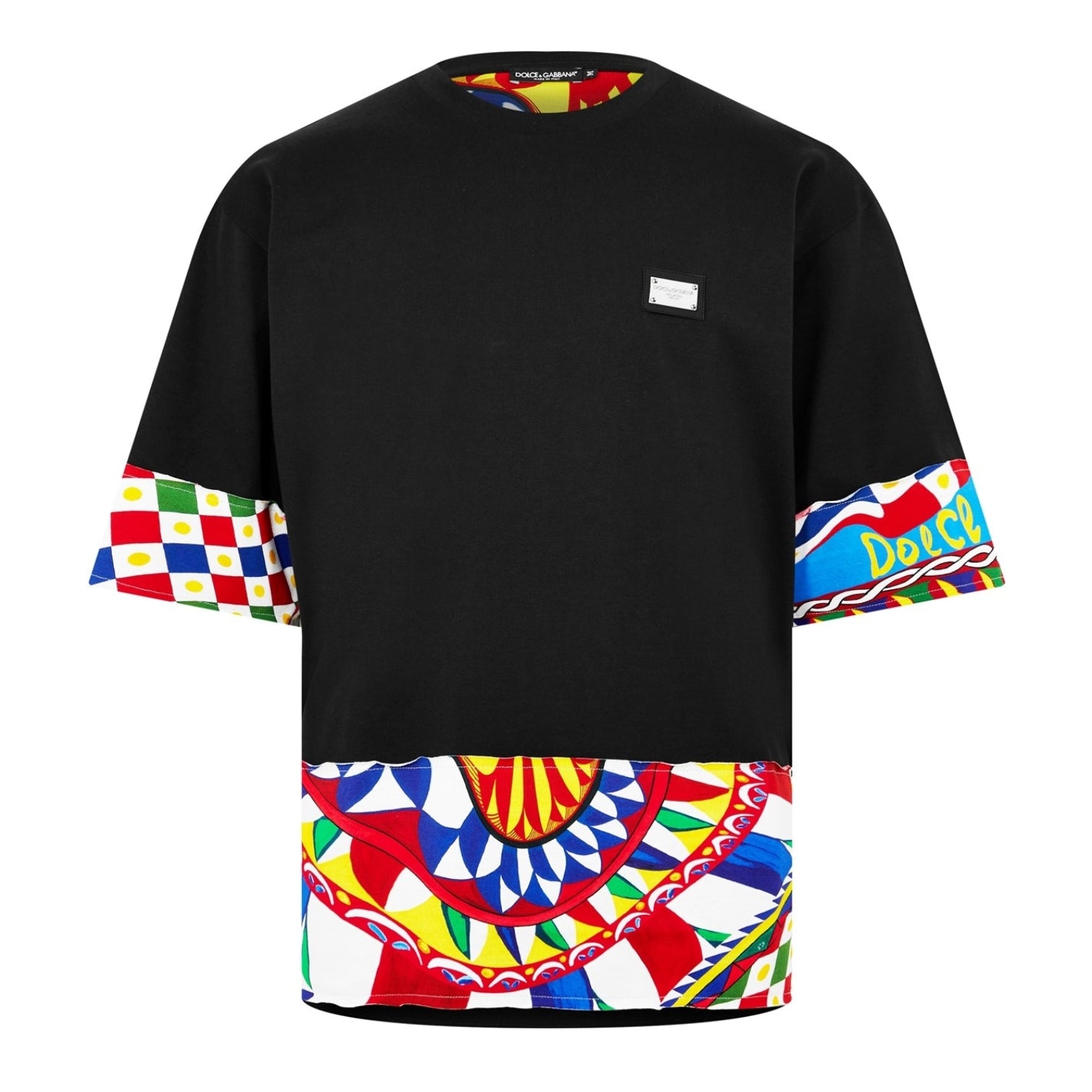 LUXURY HUB DOLCE AND GABBANA DG CARRETTO TEE