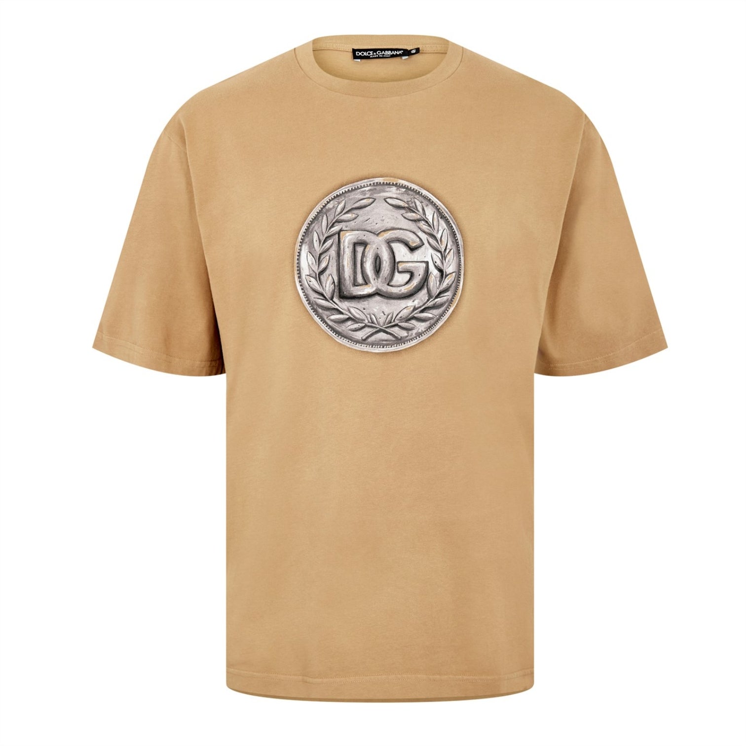 LUXURY HUB DOLCE AND GABBANA DG COIN LOGO TEE