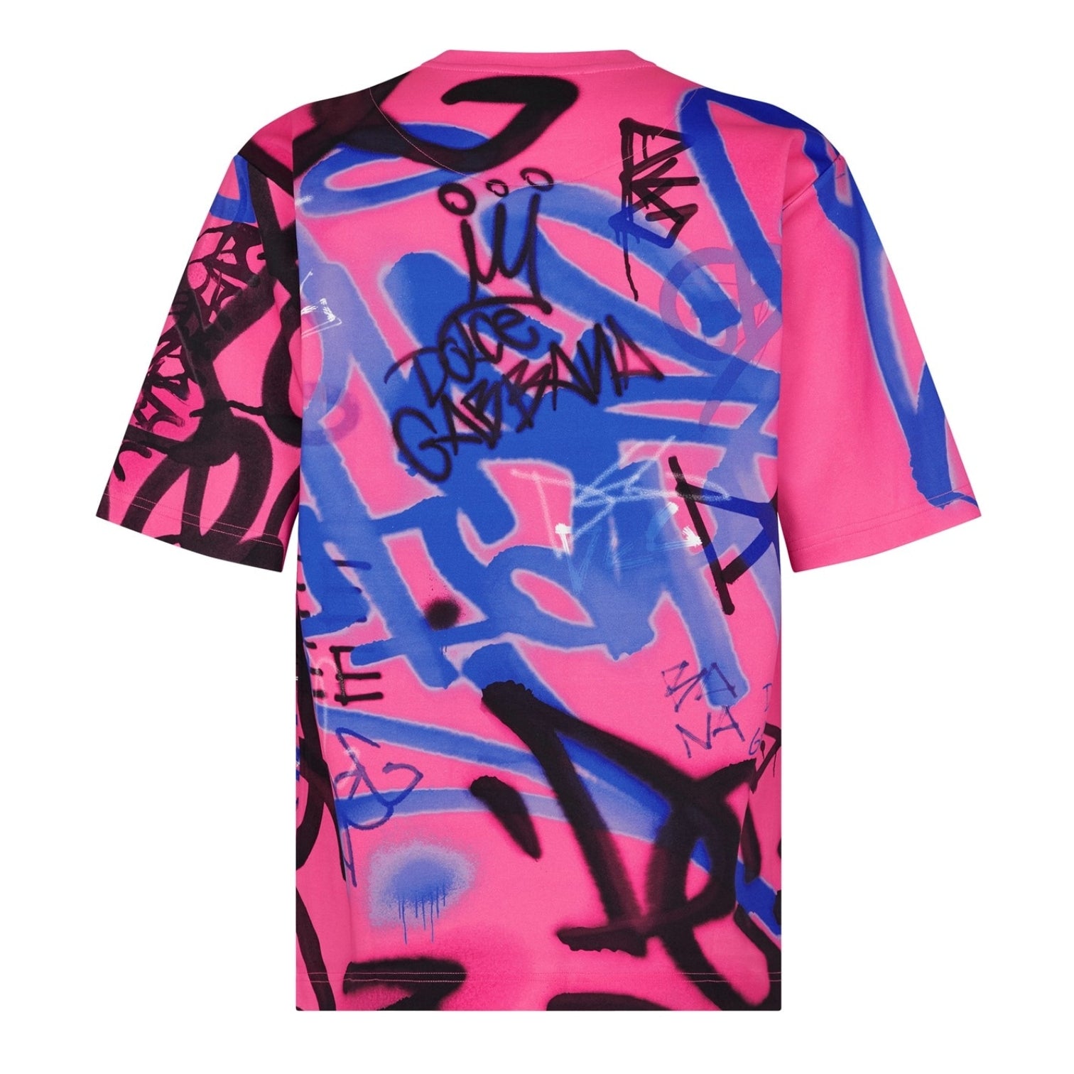 LUXURY HUB DOLCE AND GABBANA GRAFFITI T SHIRT