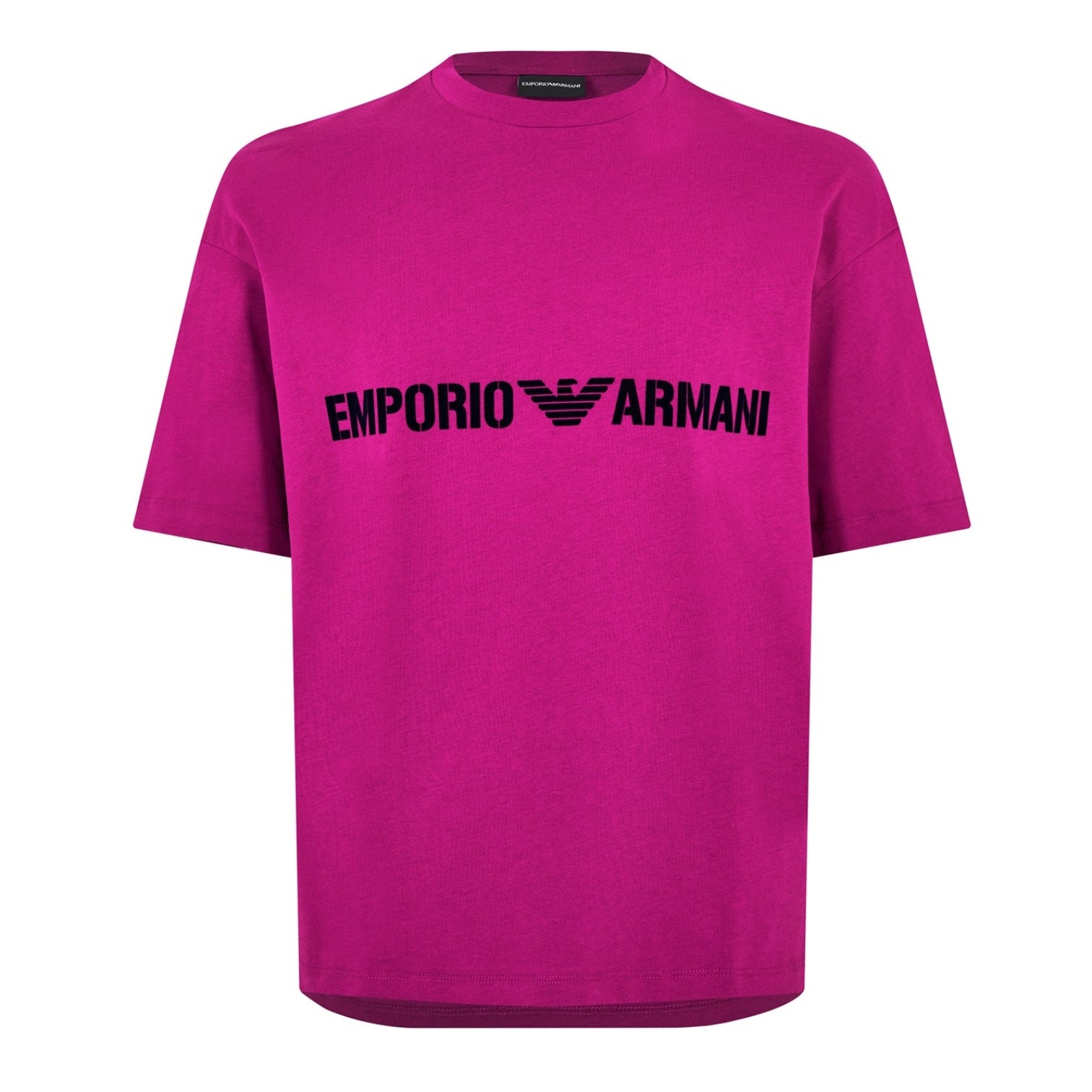 LUXURY HUB EMPORIO ARMANI BIG TEXT TEE