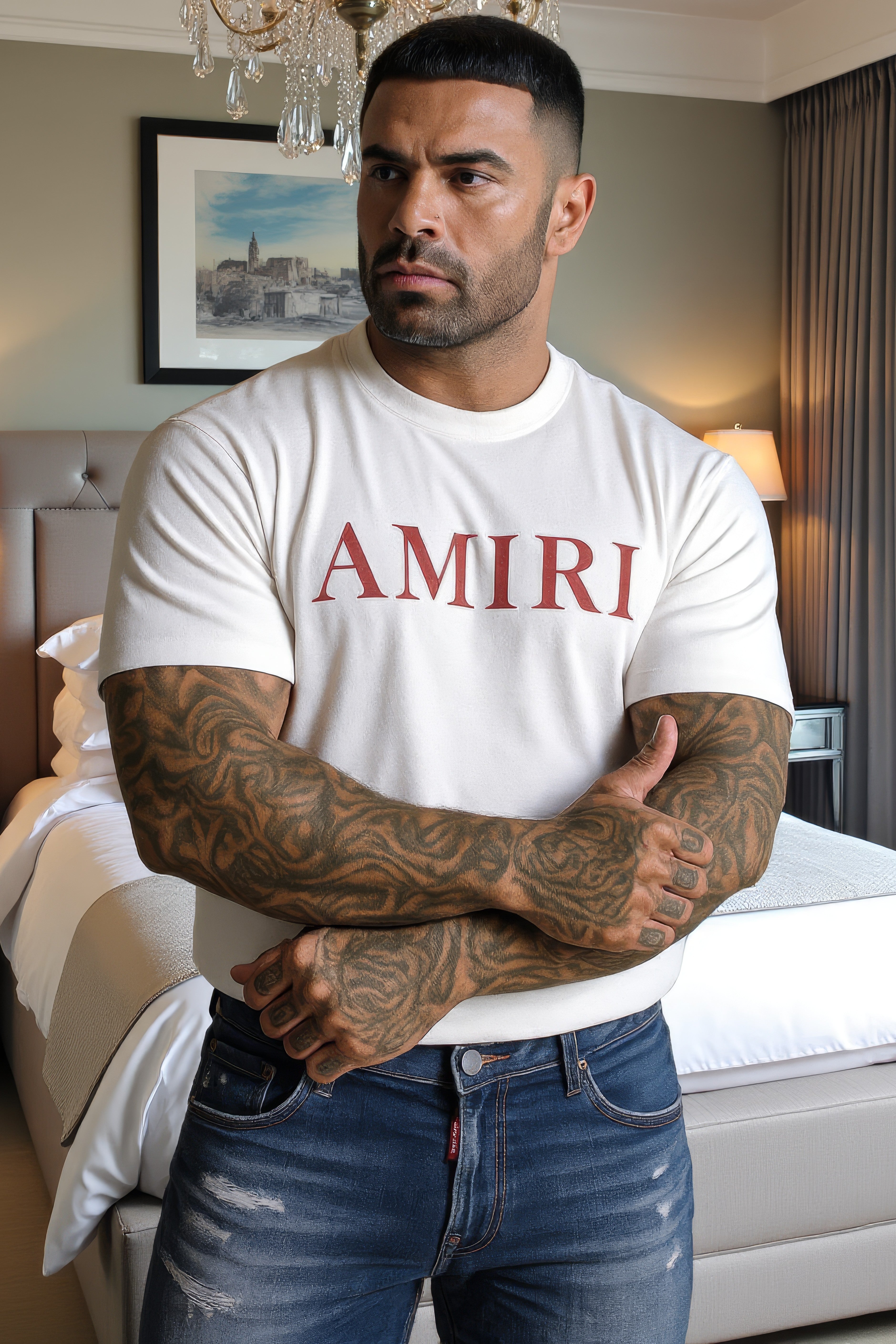 LUXURY HUB AMIRI CORE LOGO TEE