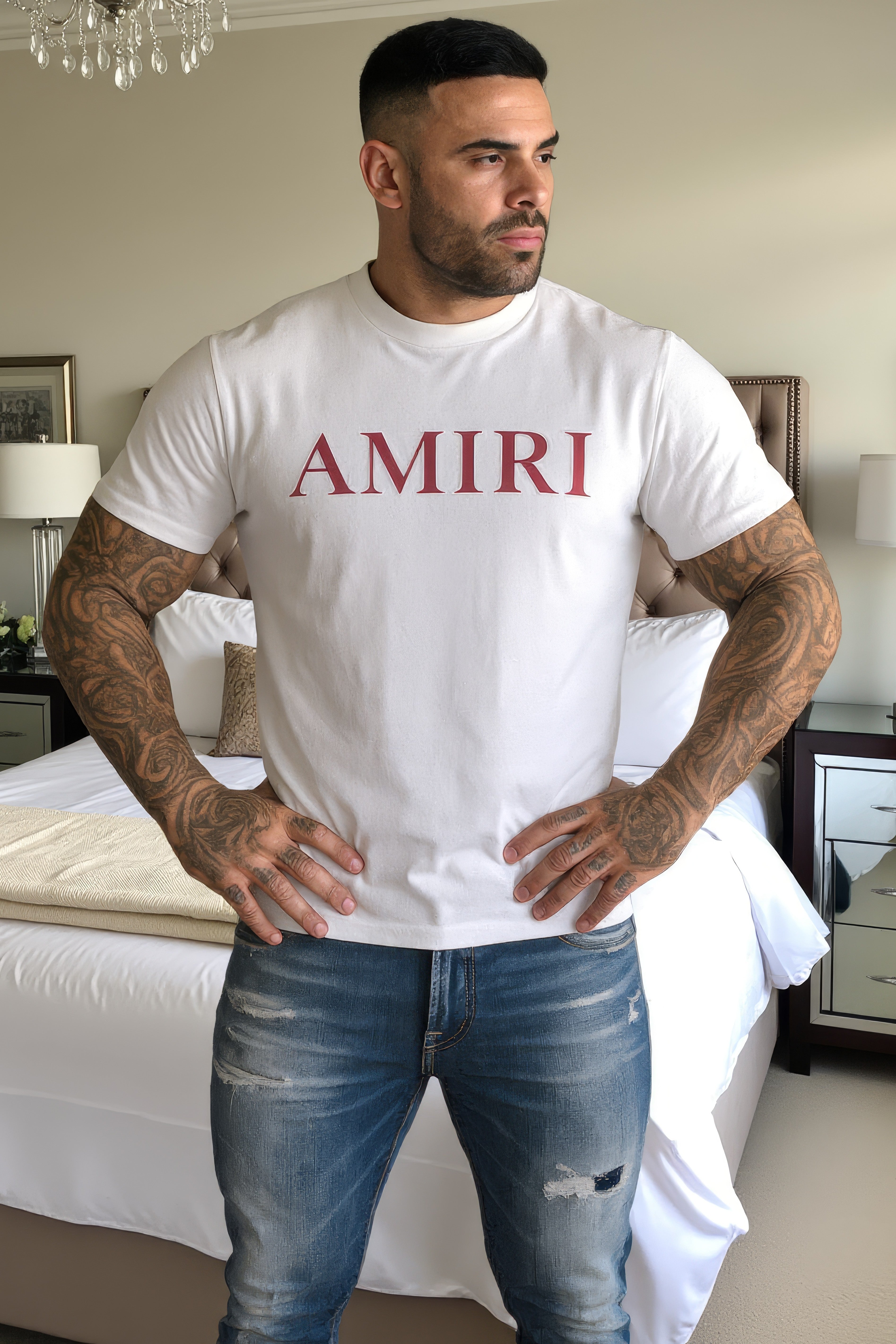 LUXURY HUB AMIRI CORE LOGO TEE