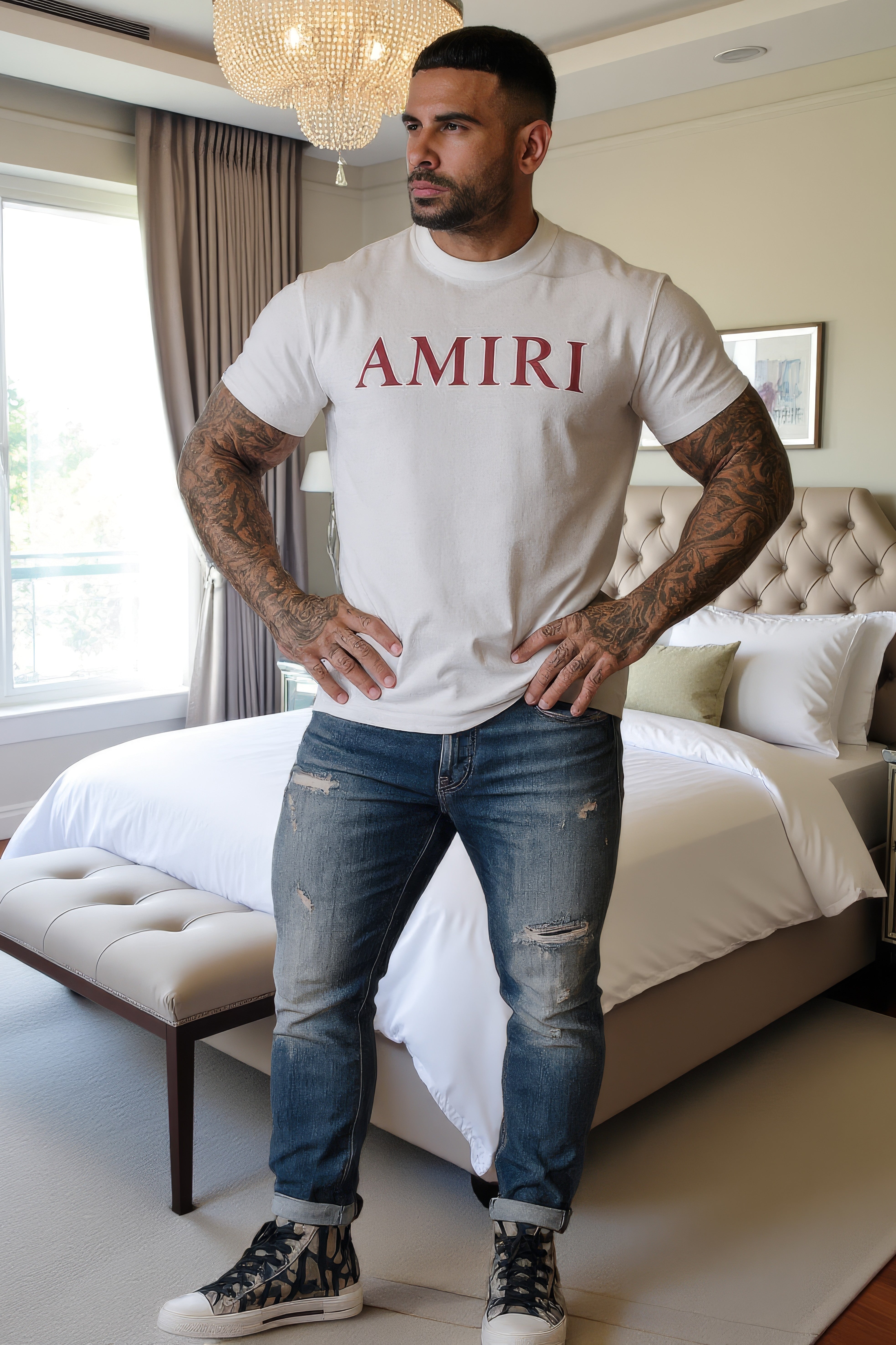 LUXURY HUB AMIRI CORE LOGO TEE