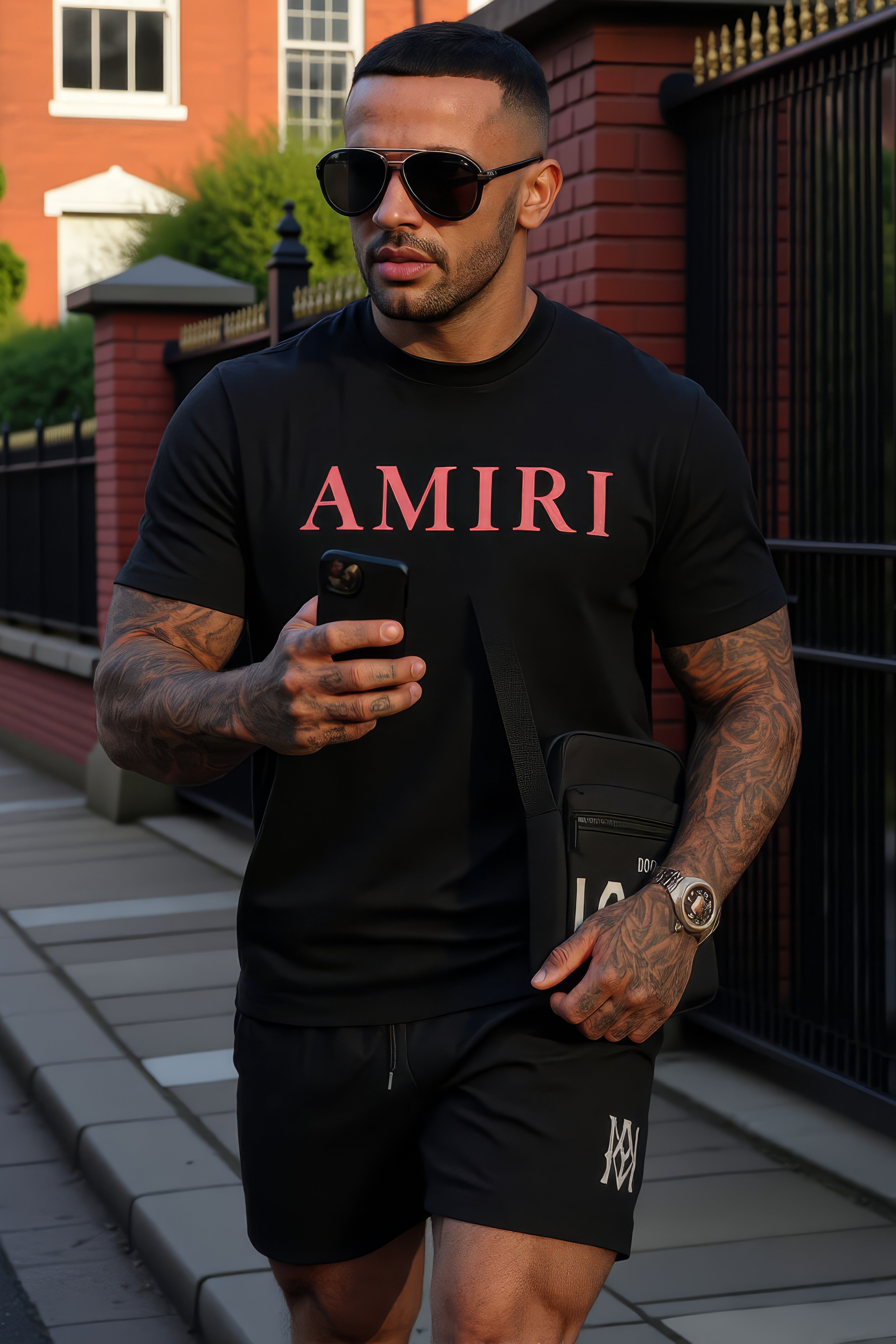 LUXURY HUB AMIRI CORE BLACK TEE
