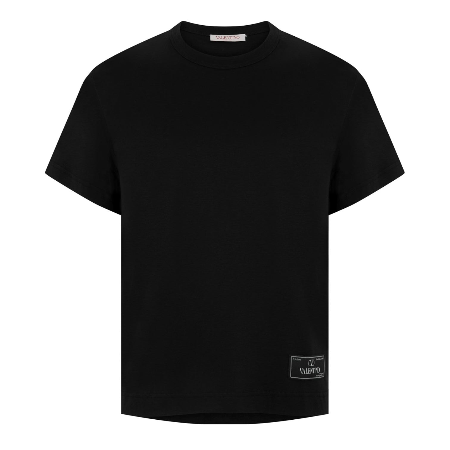 LUXURY HUB VALENTINO TAILORING LABEL COTTON TEE