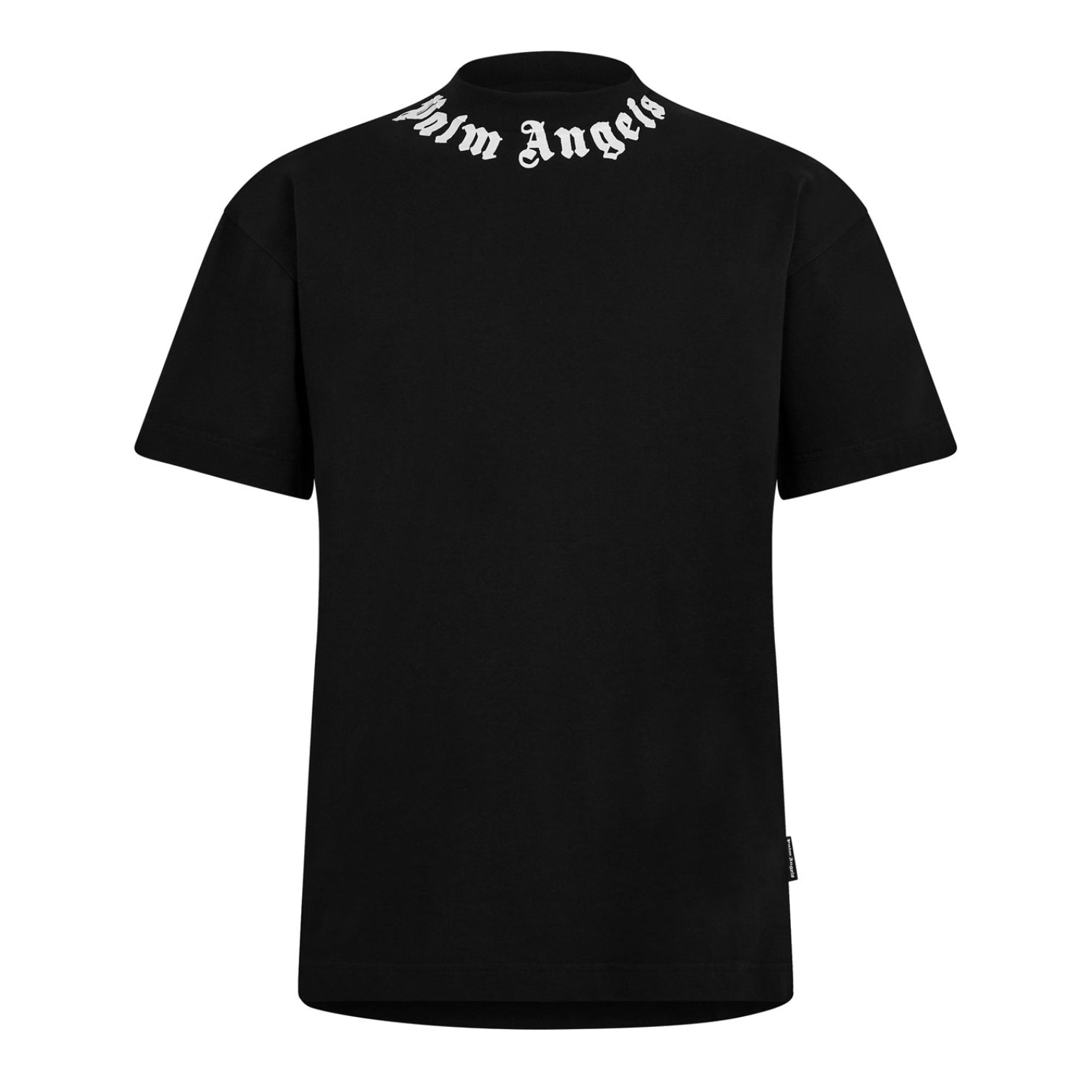 LUXURY HUB PALM ANGELS PALM NECK LOGO TEE