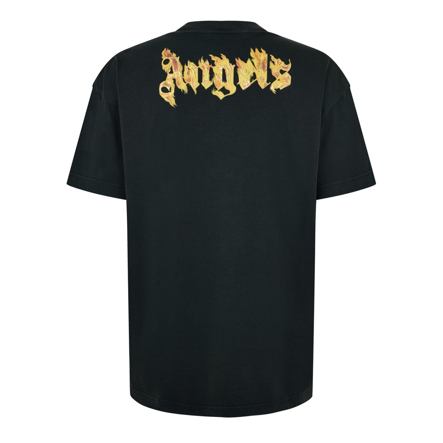 LUXURY HUB PALM ANGELS PALM BURNING LOGO TEE