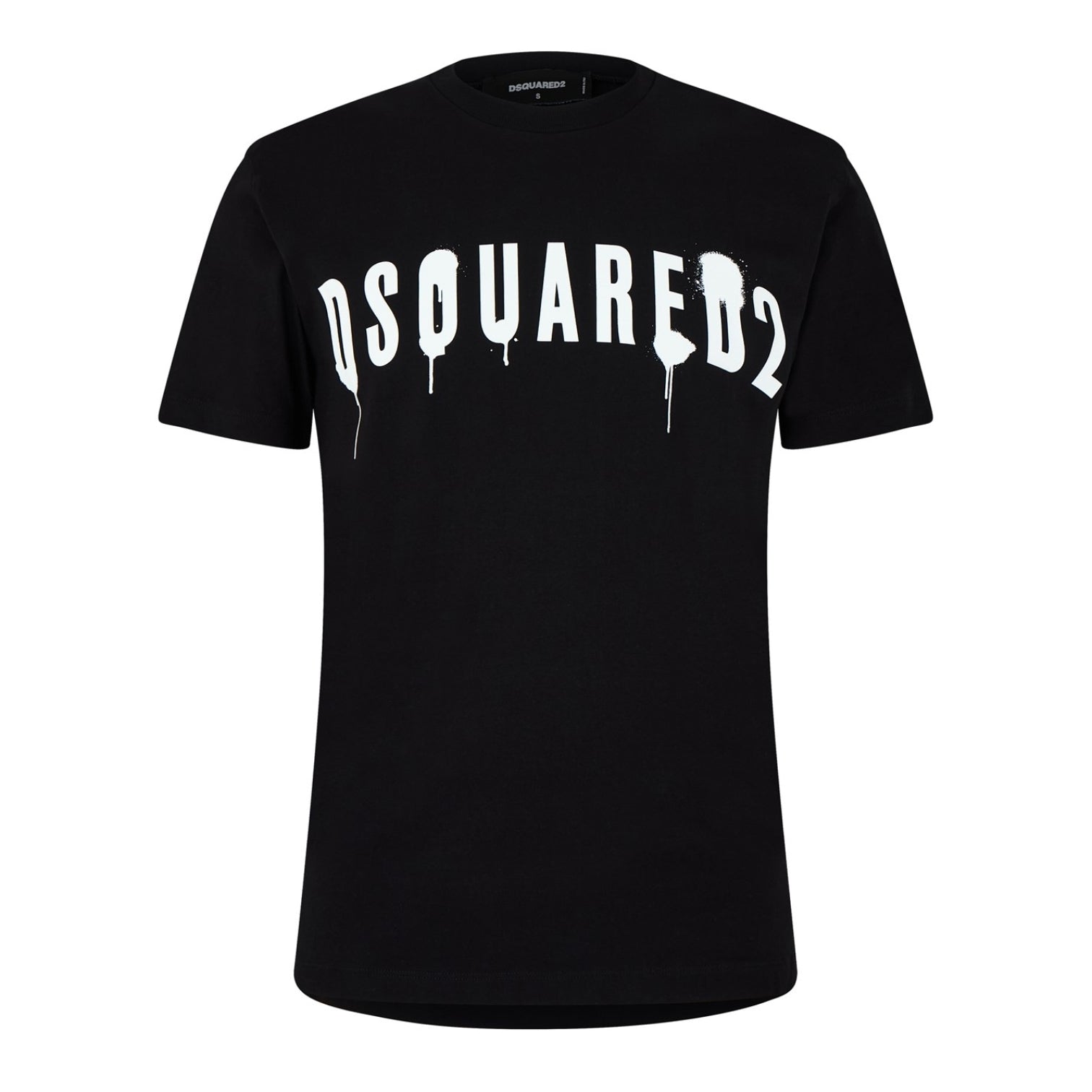 LUXURY HUB DSQUARED2 SPRAY LOGO TEE