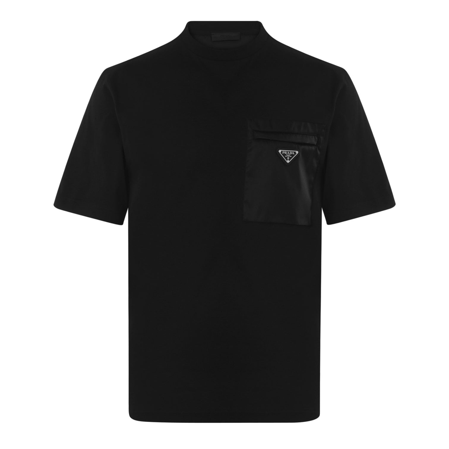 LUXURY HUB  PRADA BADGE POCKET TEE