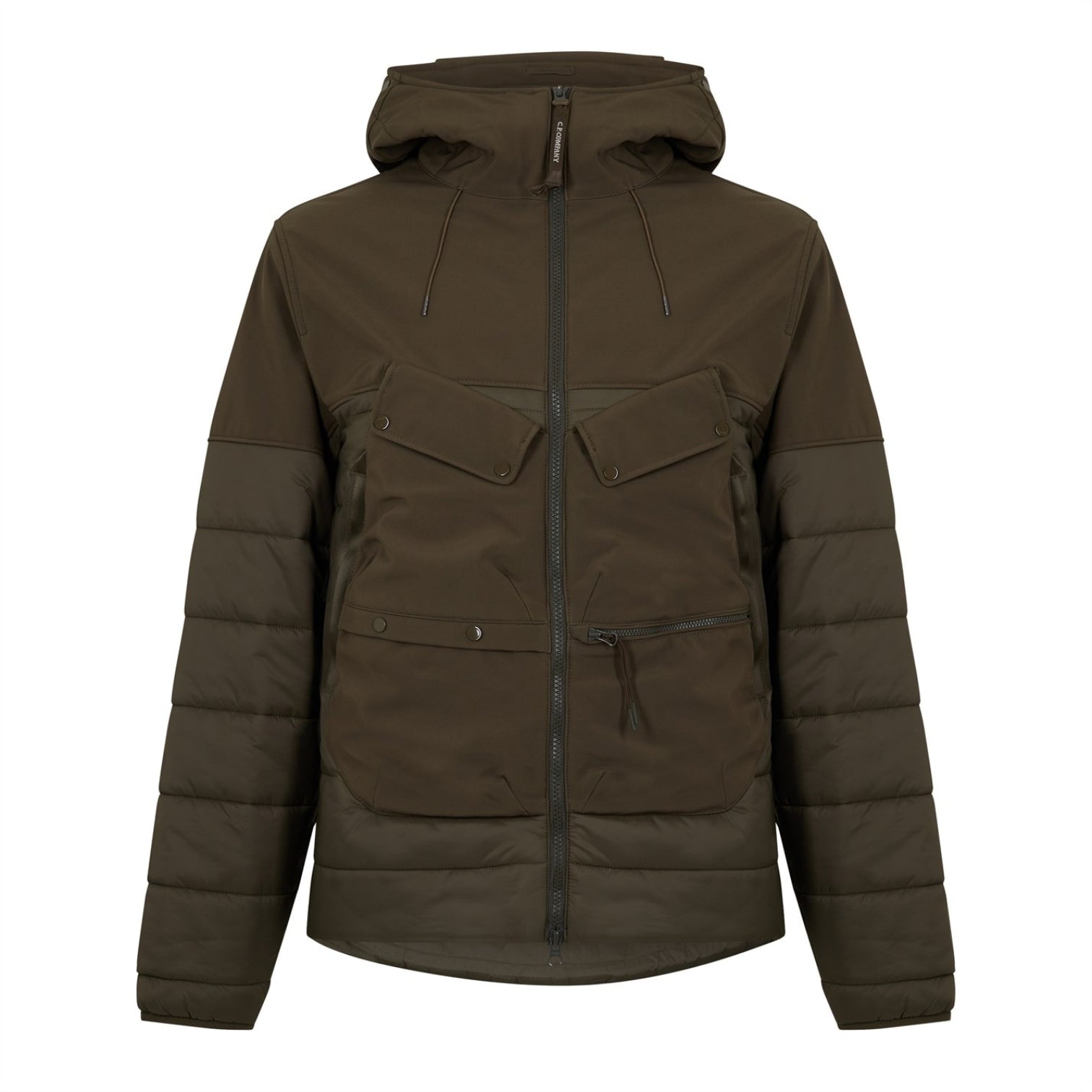 LUXURY HUB CP COMPANY SHELL-R MIXED GOOGLE JACKET