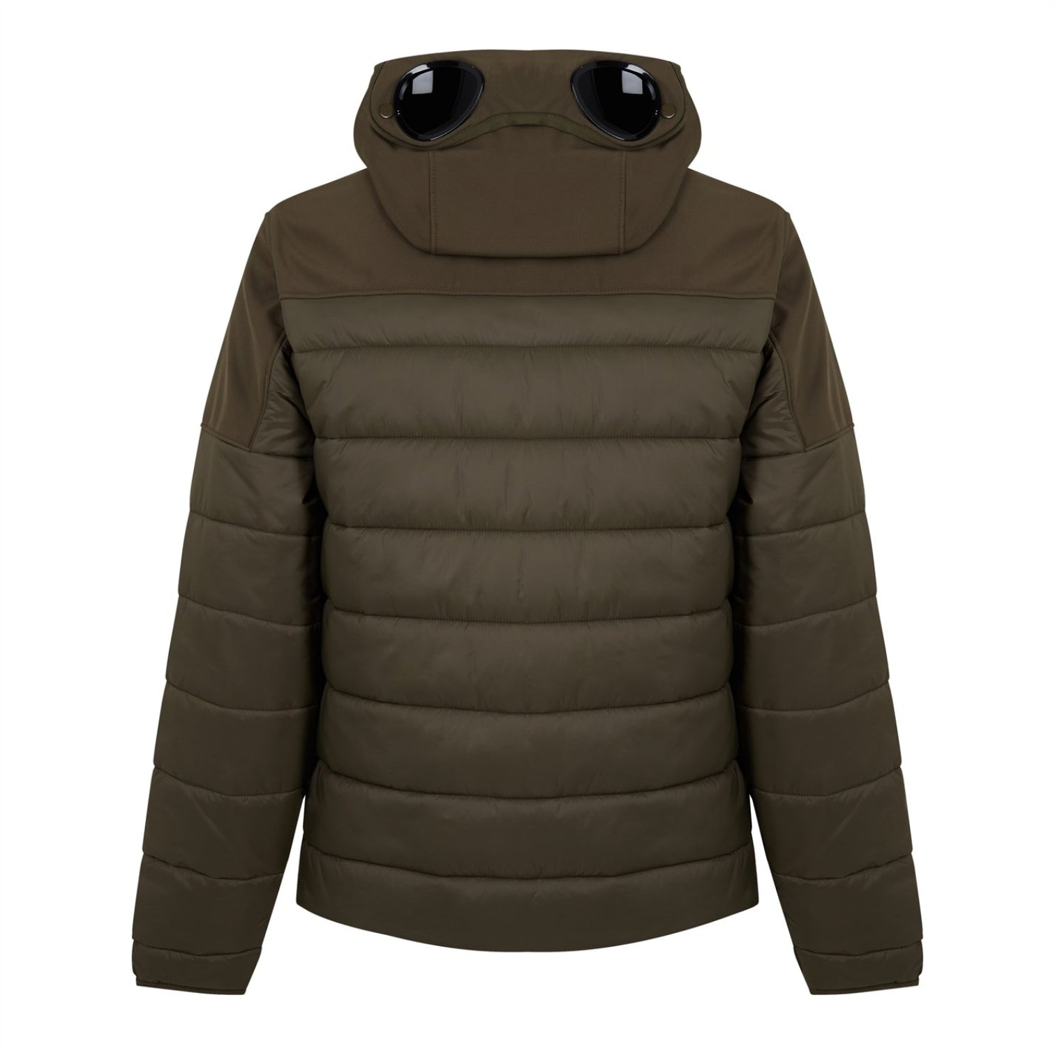 LUXURY HUB CP COMPANY SHELL-R MIXED GOOGLE JACKET