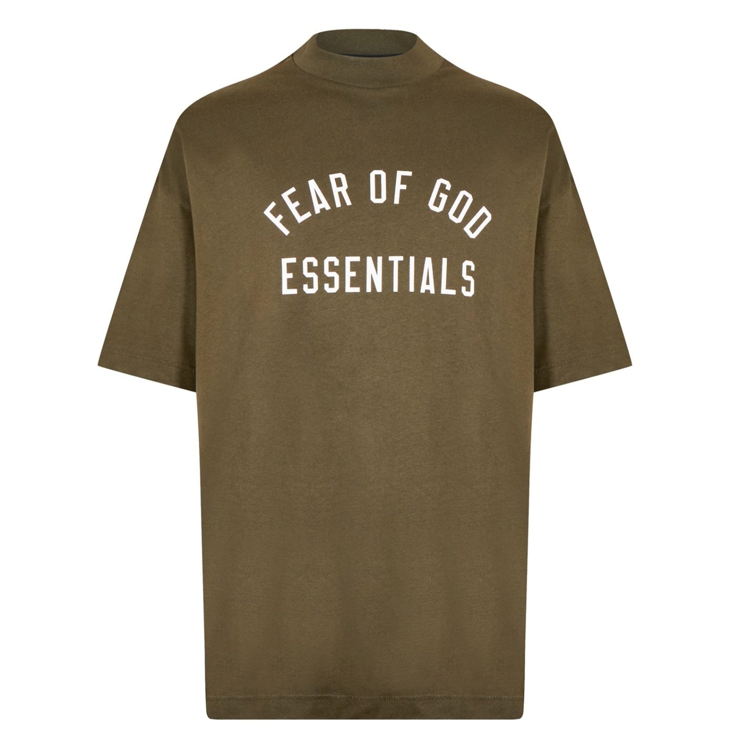 LUXURY HUB FEAR OF GOD ESSENTIALS JERSEY CREWNECK TEE