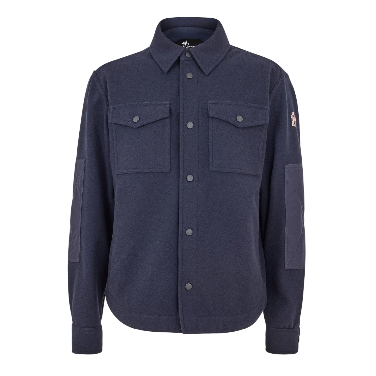 LUXURY HUB MONCLER GRENOBLE MEN'S MONCLERG WOOL OVERSHIRT