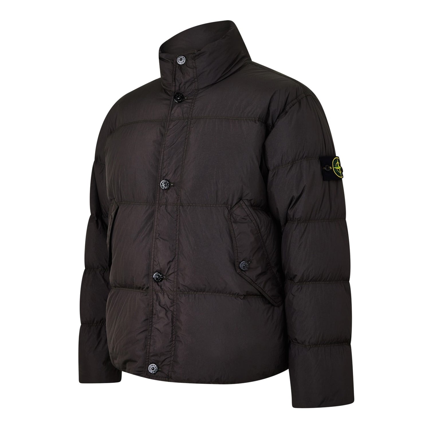 LUXURY HUB STONE ISLAND STONE BDG DOWN JACKET