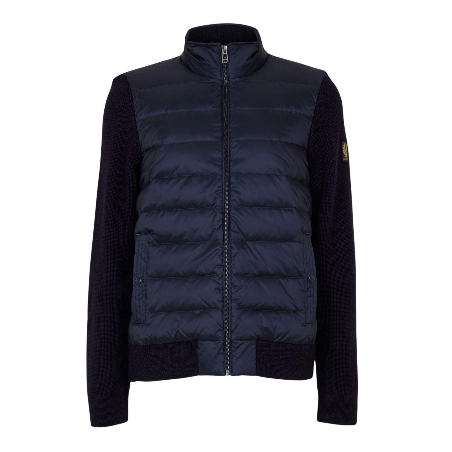 LUXURY HUB BELSTAFF MEN'S CIRCUIT TECHNICAL WEATHER-RESISTANT HYBRID JACKET