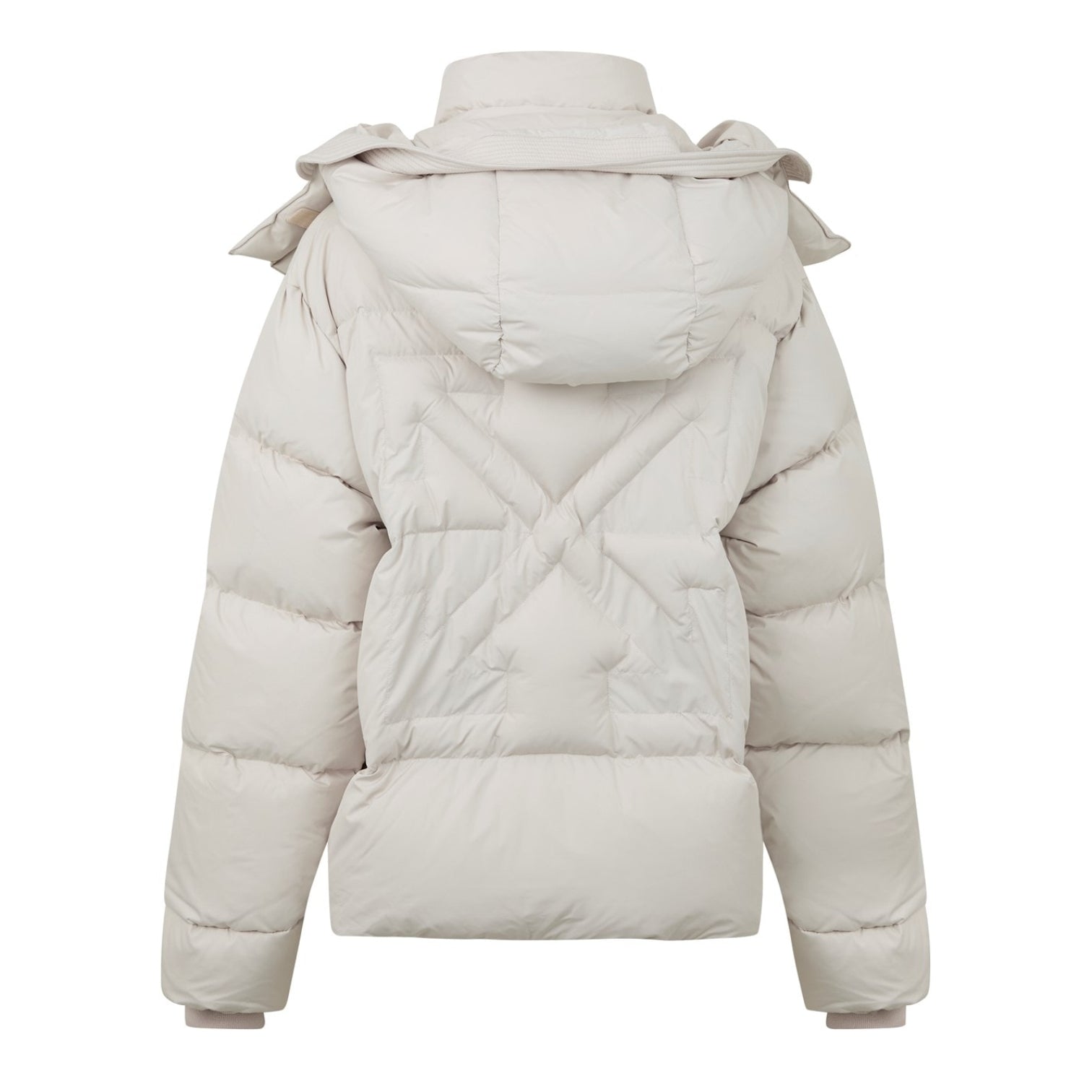 LUXURY HUB OFF WHITE PEACH PUFFER