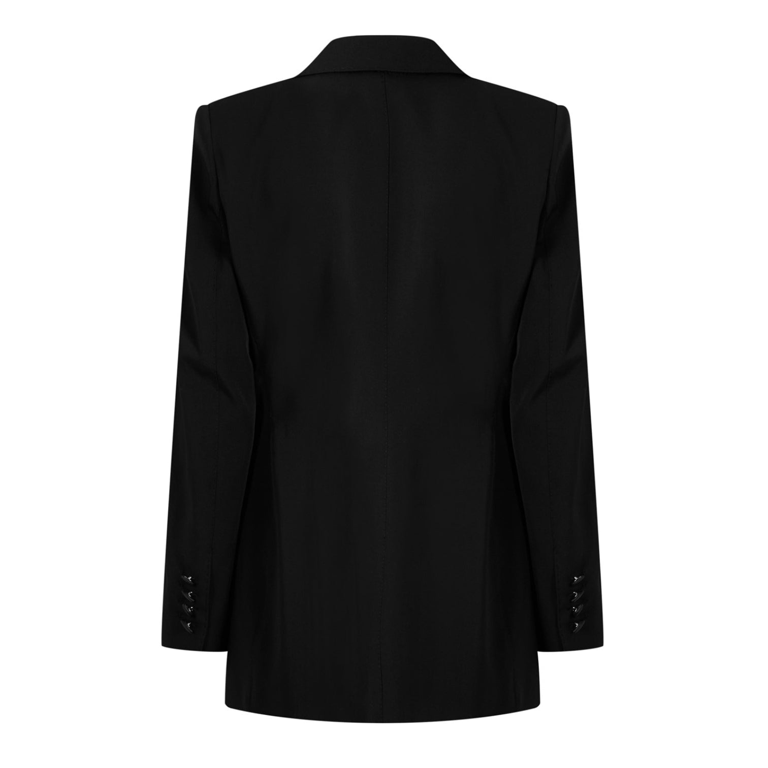 LUXURY HUB DOLCE AND GABBANA FLOWER APPLIQUE DOUBLE BREASTED WOOL JACKET