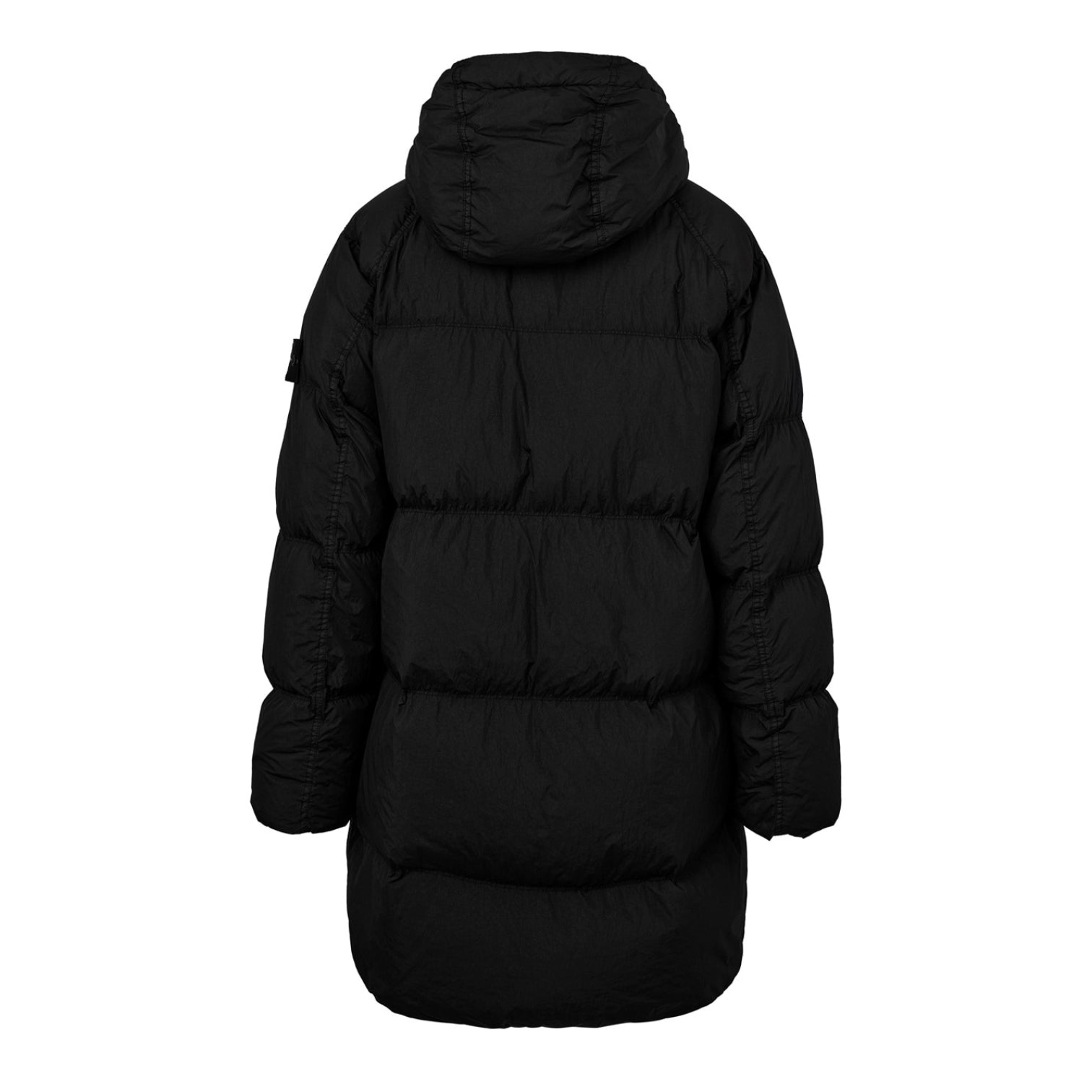 LUXURY HUB STONE ISLAND STONE CRINKLE PUFFER