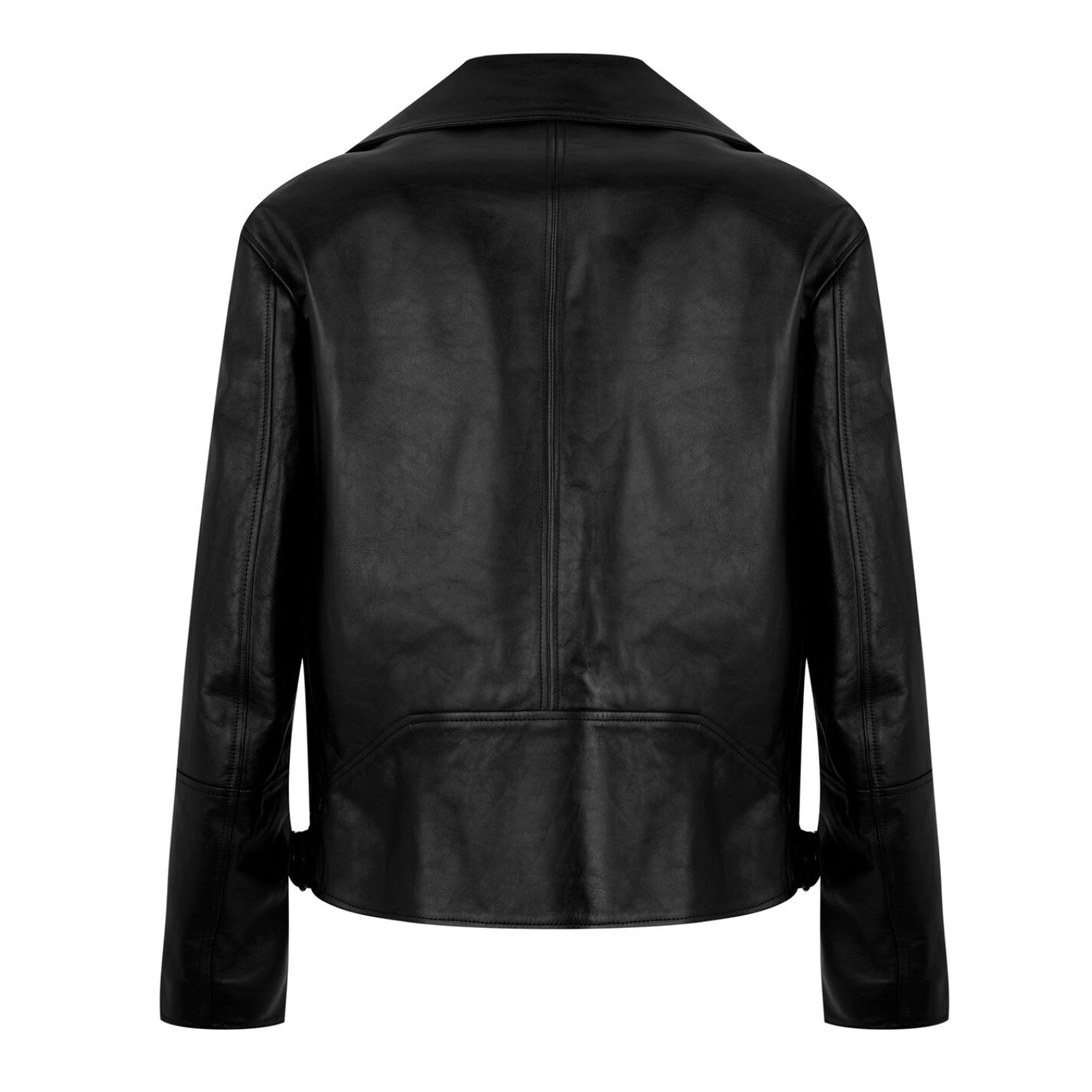 LUXURY HUB ALEXANDER MCQUEEN LEATHER BIKER JACKET