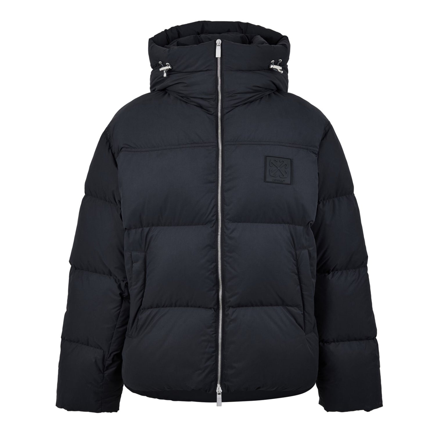 LUXURY HUB OFF WHITE OFF PATCH PUFFER