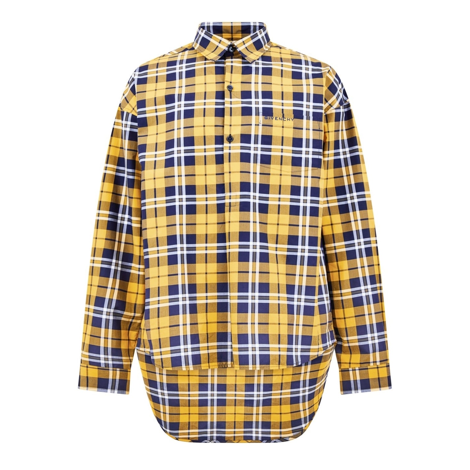 LUXURY HUB GIVENCHY GIV OS CHECK SHIRT