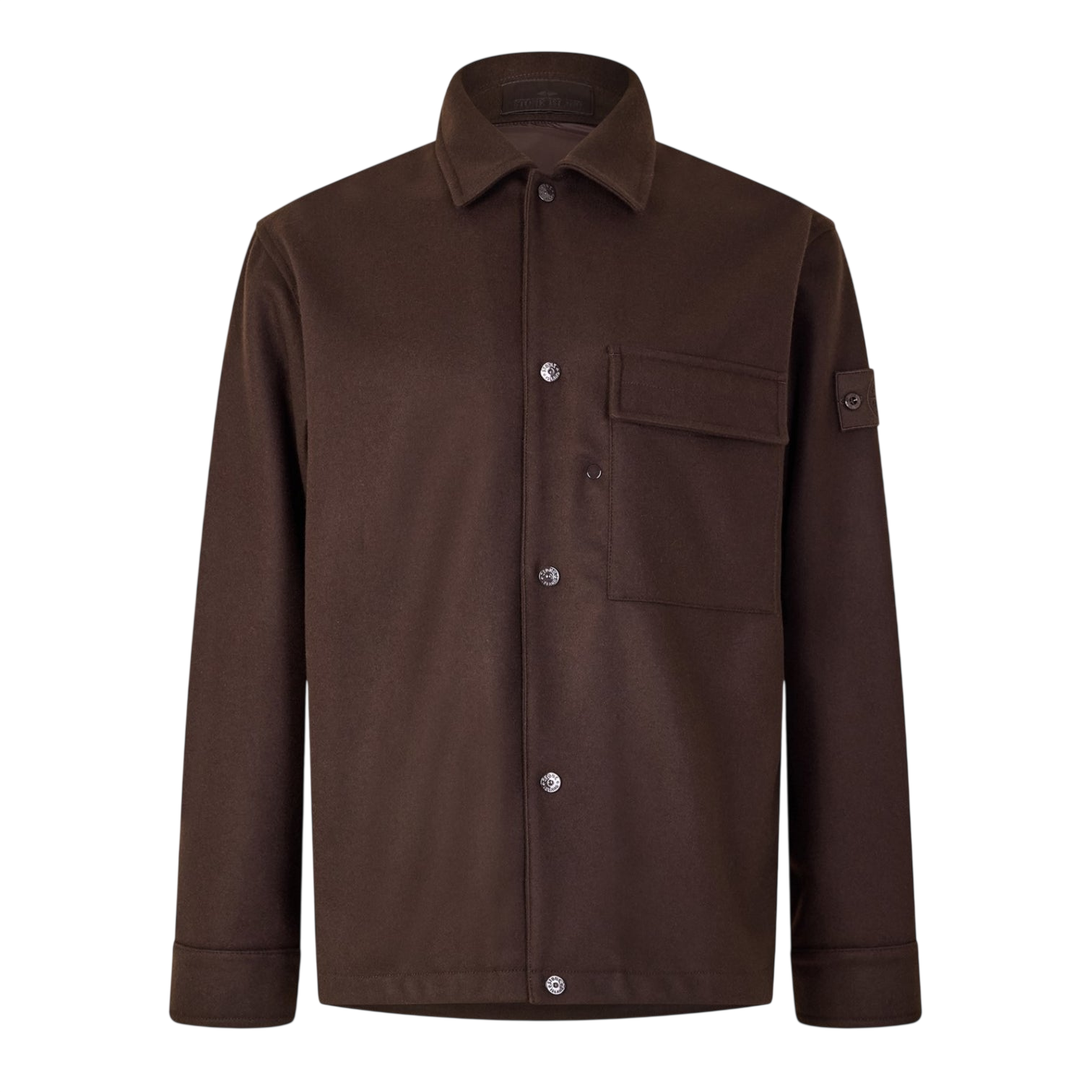 LUXURY HUB STONE ISLAND GHOST MEN'S GHOST MULTIPLE POCKETS OVERSHIRT