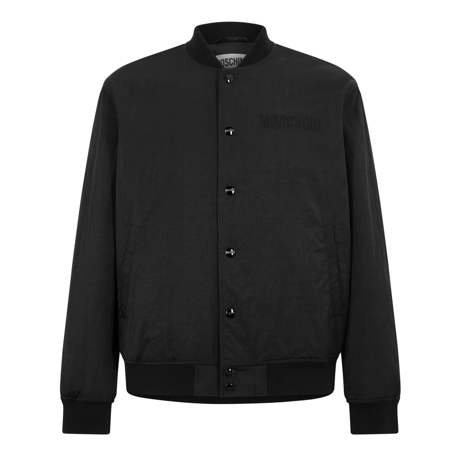 LUXURY HUB MOSCHINO TEDDY NYLON BOMBER JACKET