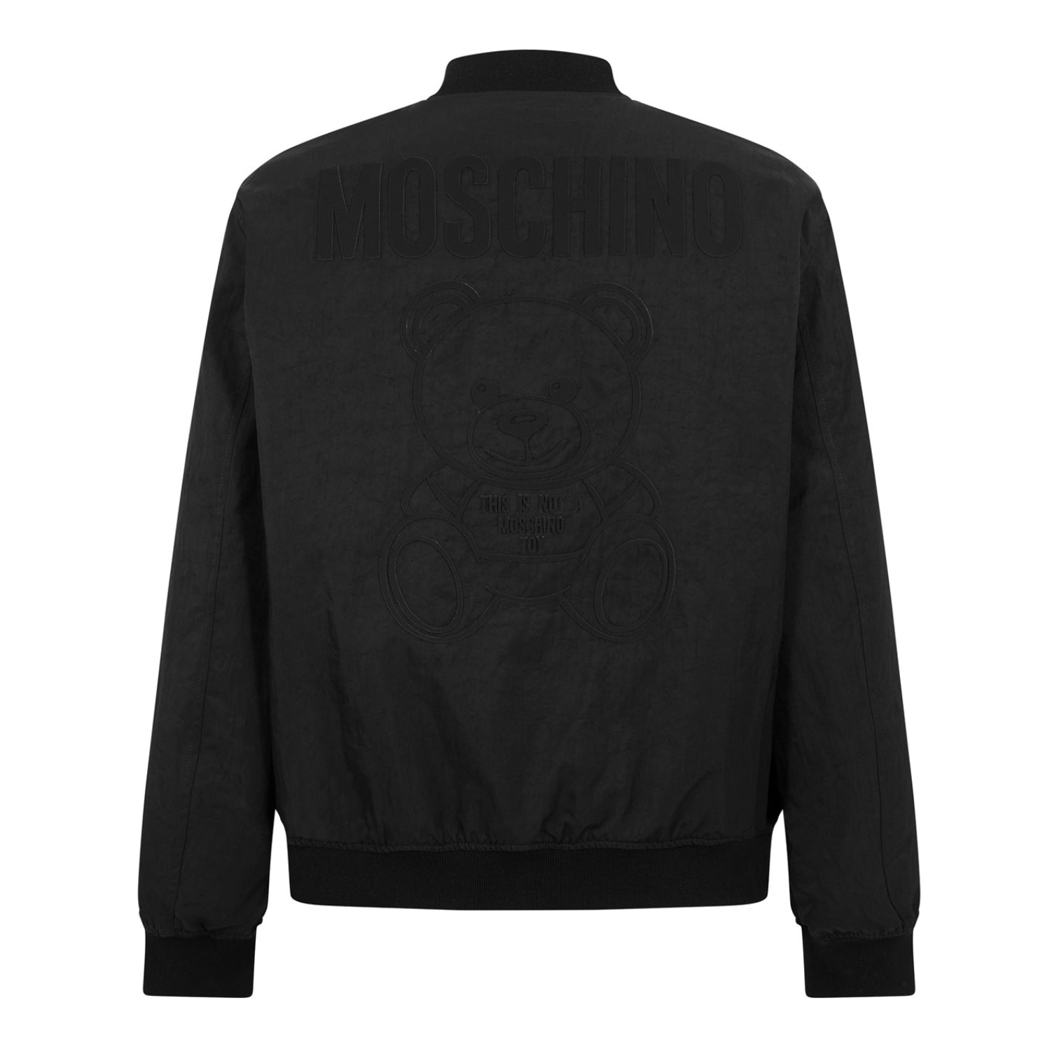 LUXURY HUB MOSCHINO TEDDY NYLON BOMBER JACKET