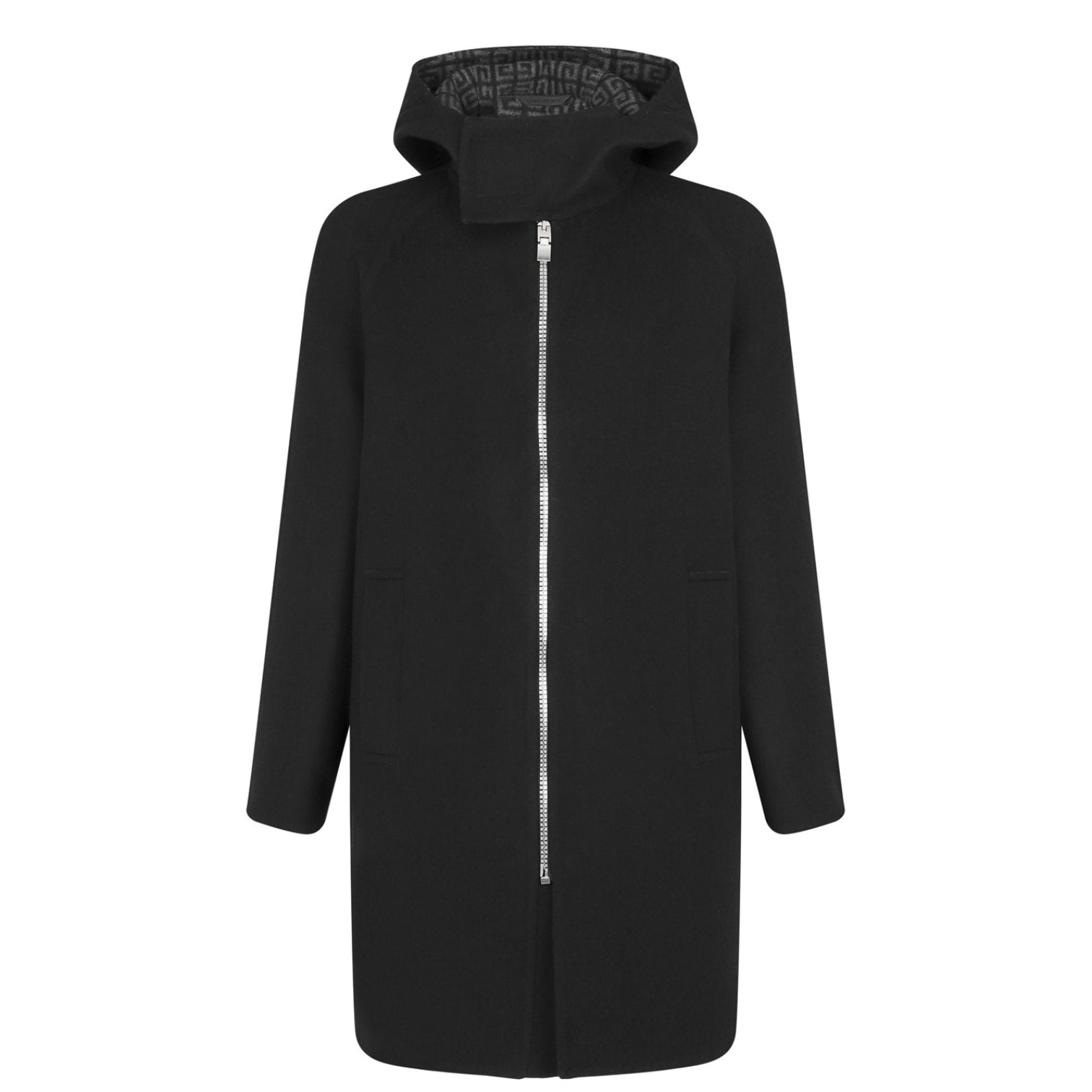 LUXURY HUB GIVENCHY HOODED OVERCOAT