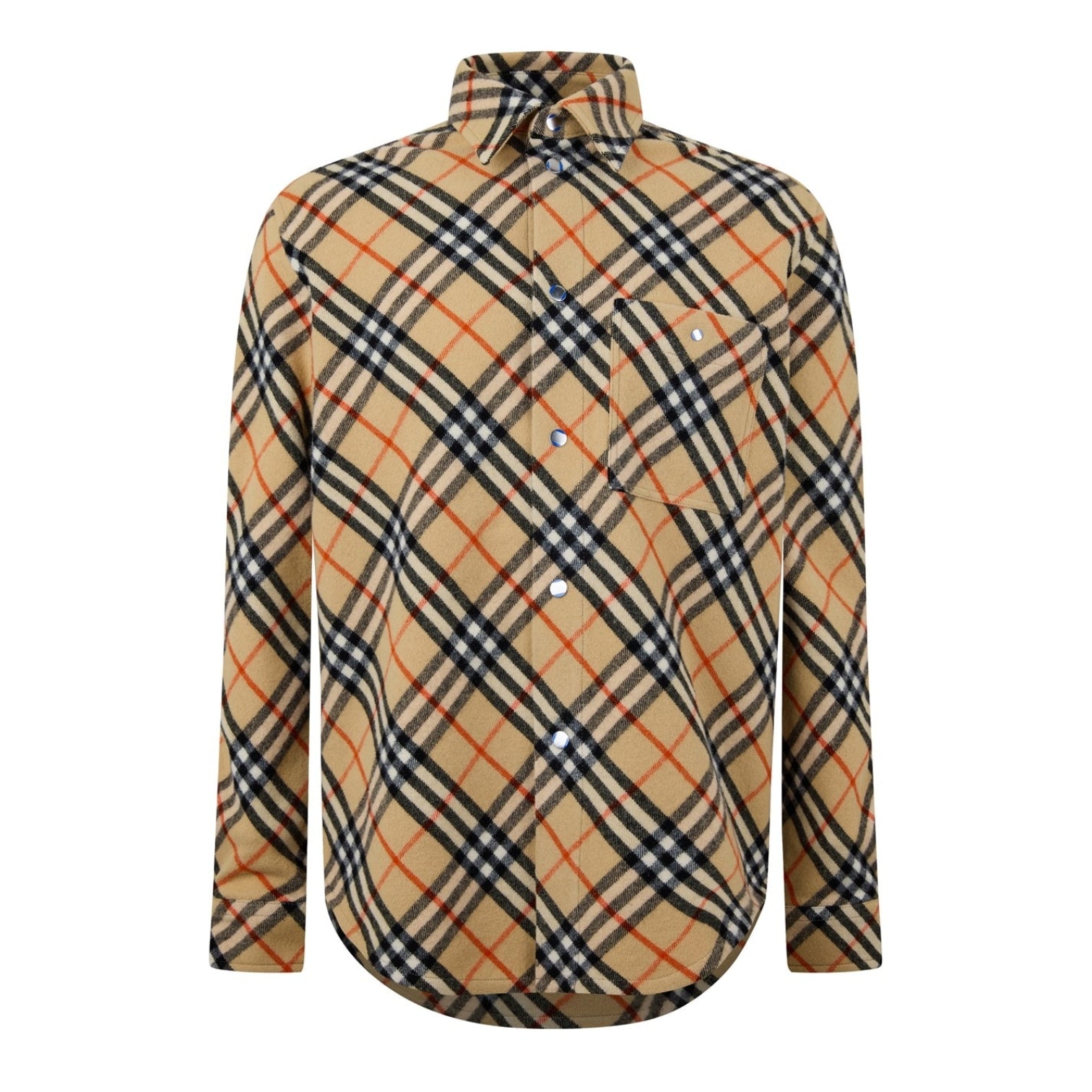 LUXURY HUB BURBERRY BURB CHECK OVERSHIRT