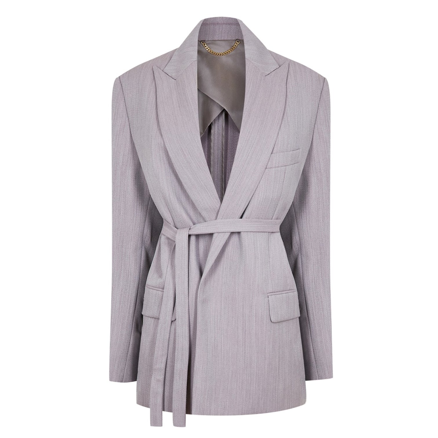 LUXURY HUB VICTORIA BECKHAM TAILORED BELTED JACKET