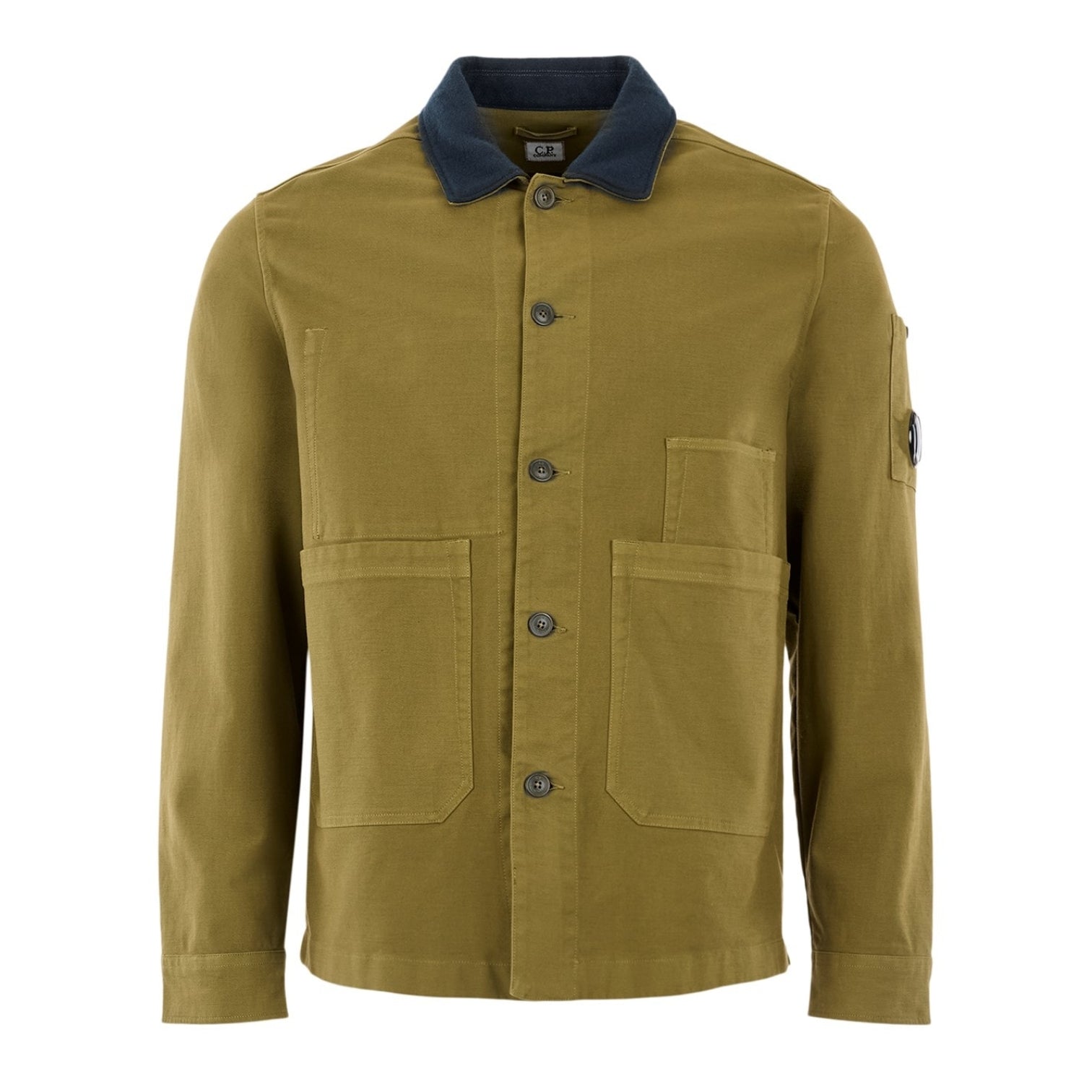 LUXURY HUB CP COMPANY MEN'S C.P. COMPANY BUTTON LONG SLEEVE 4 POCKET OVERSHIRT