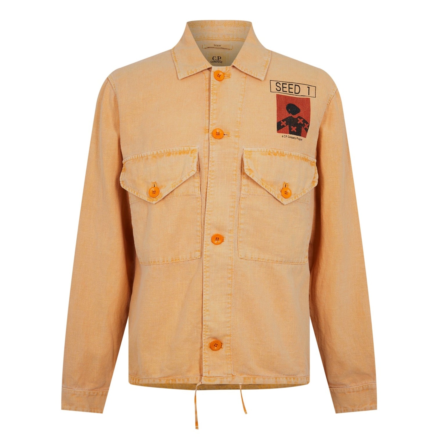 LUXURY HUB CP COMPANY SEED 2 BUTTON OVERSHIRT