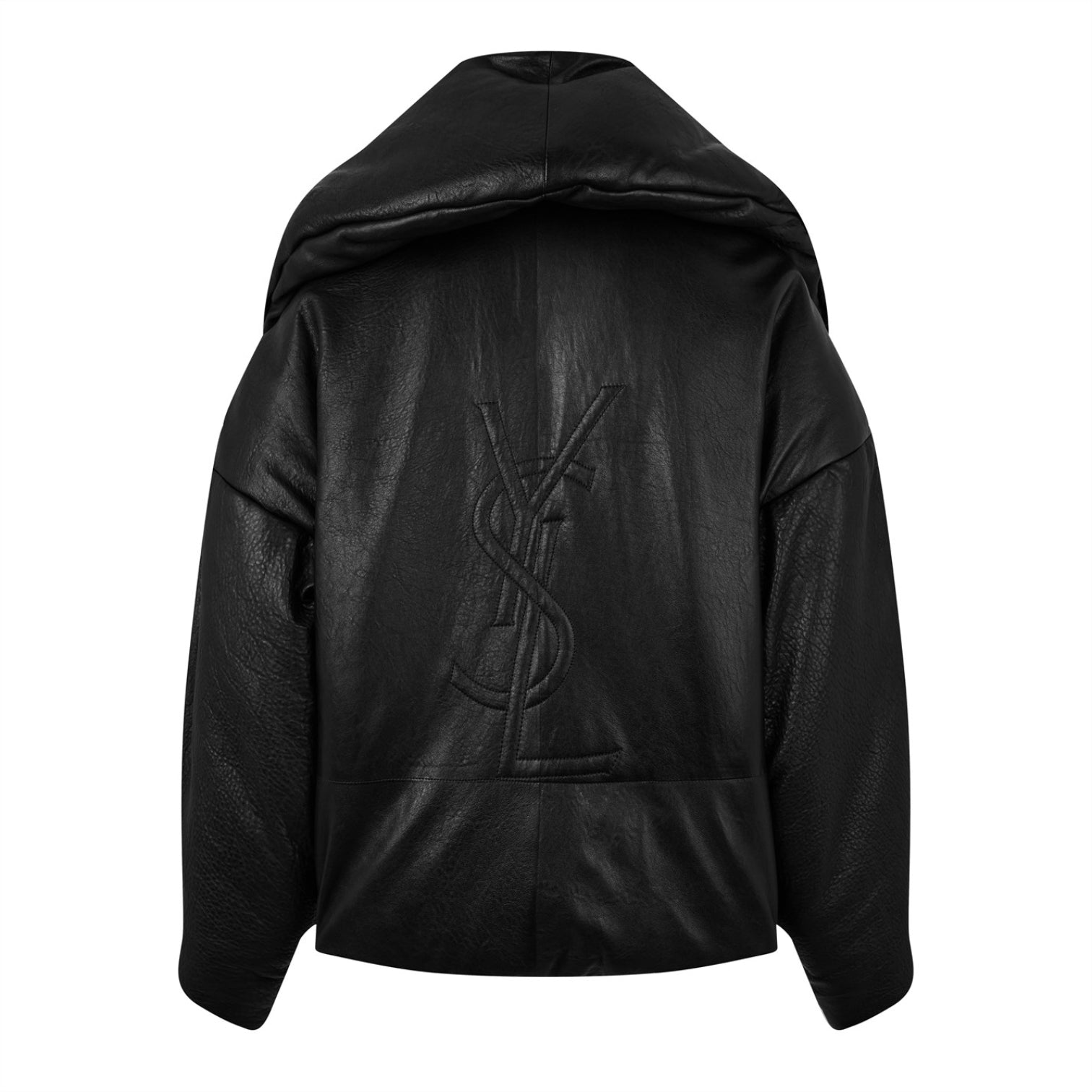 LUXURY HUB SAINT LAURENT PADDED LOGO BOMBER