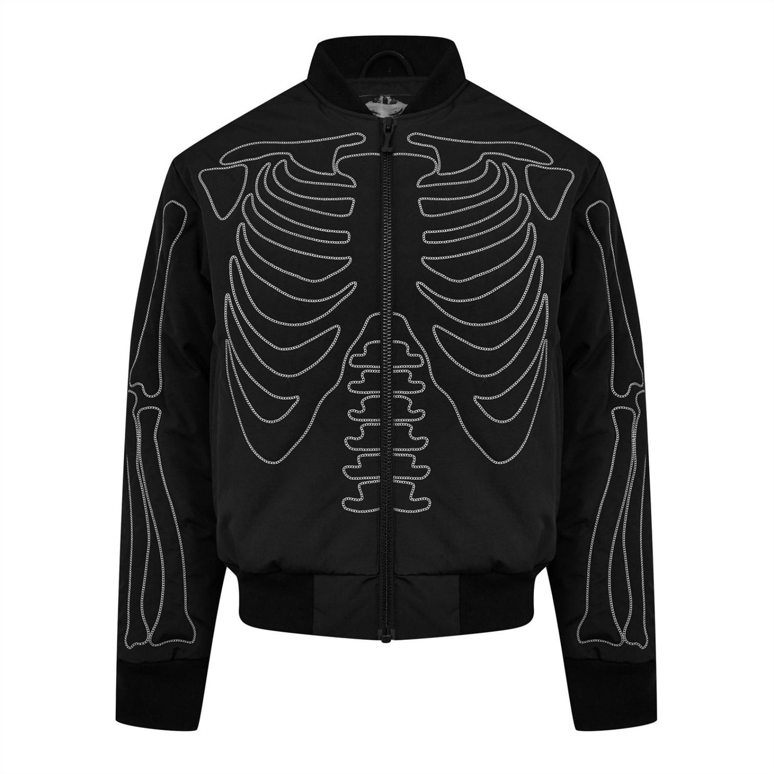 LUXURY HUB MOOSE KNUCKLES X PLEASURES SKELETON BOMBER