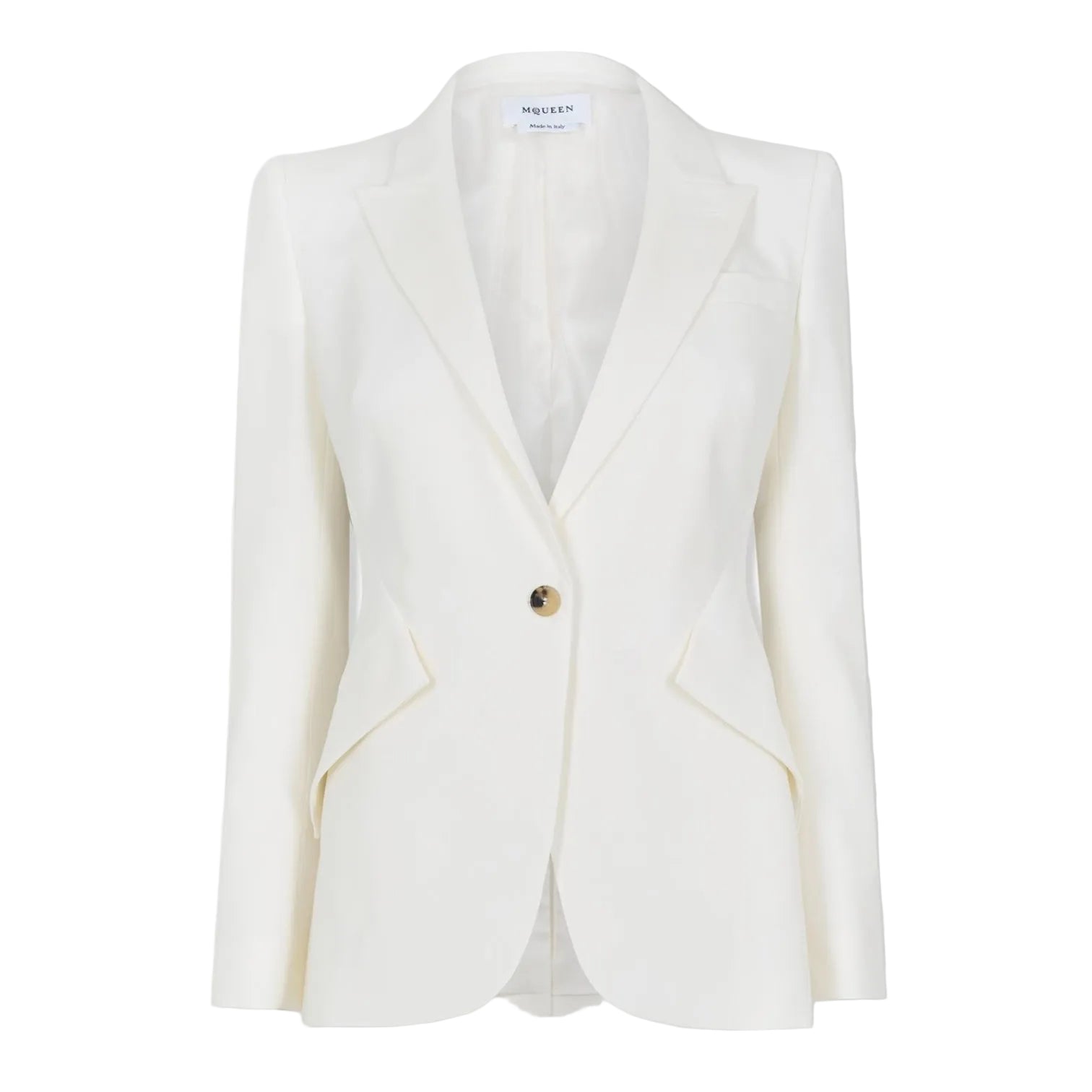LUXURY HUB ALEXANDER MCQUEEN WOMEN'S ALEX GAB BLAZER