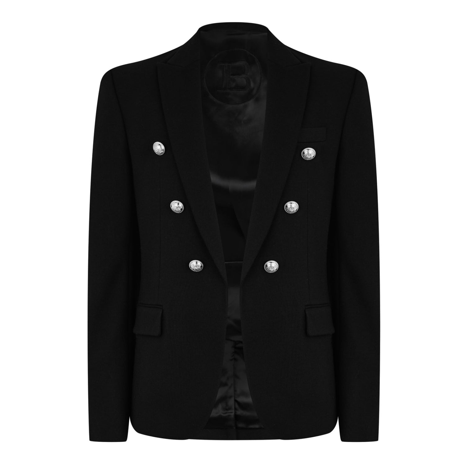 LUXURY HUB BALMAIN BUTTON BLAZER