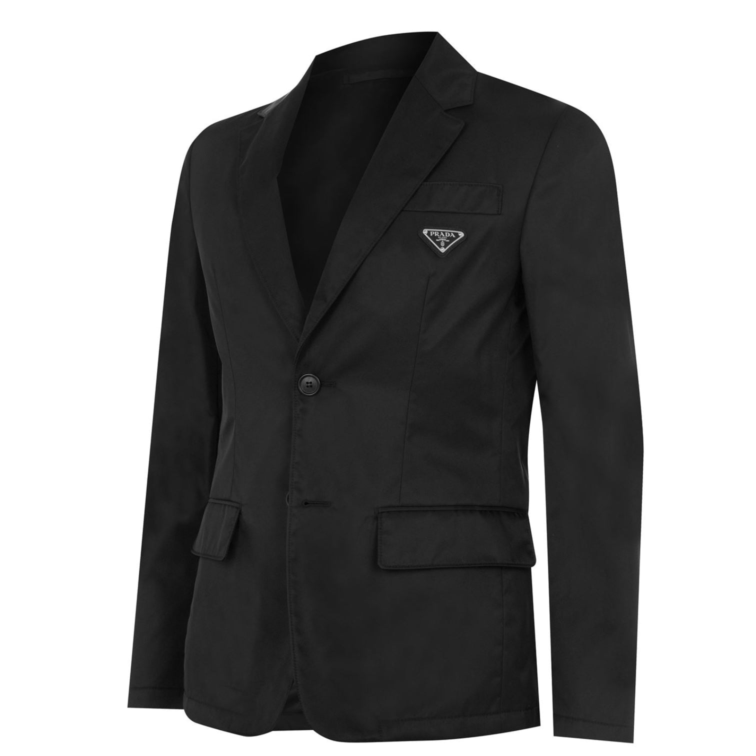 LUXURY HUB PRADA NYLON BADGE BLAZER