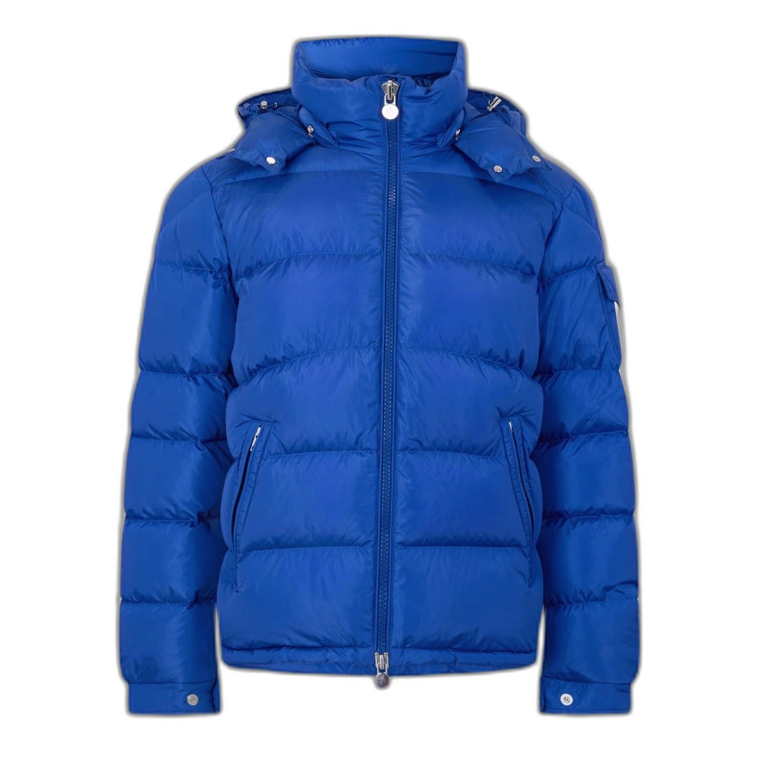 LUXURY HUB MONCLER MEN'S MAYA DOWN LONG SLEEVE SHORT PUFFER JACKET