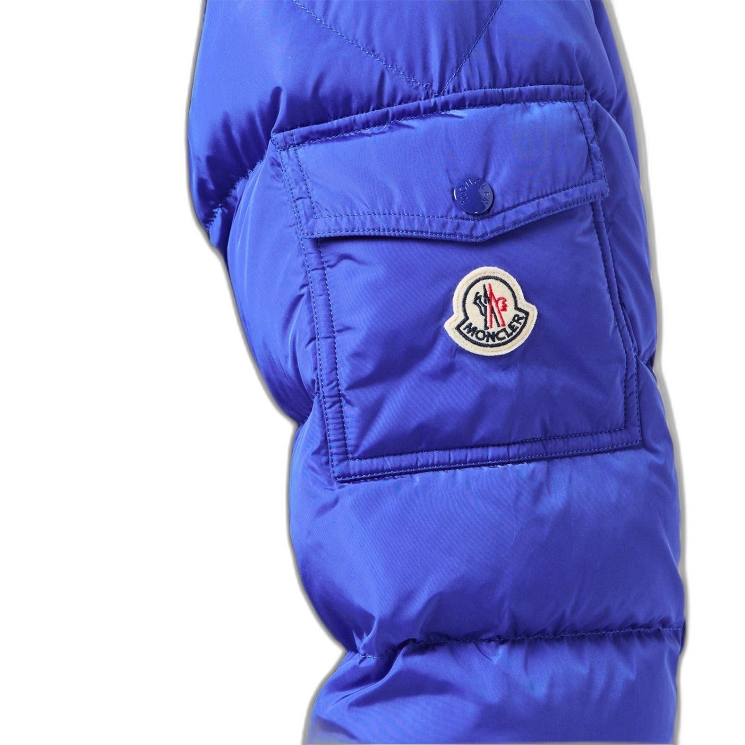 LUXURY HUB MONCLER MEN'S MAYA DOWN LONG SLEEVE SHORT PUFFER JACKET