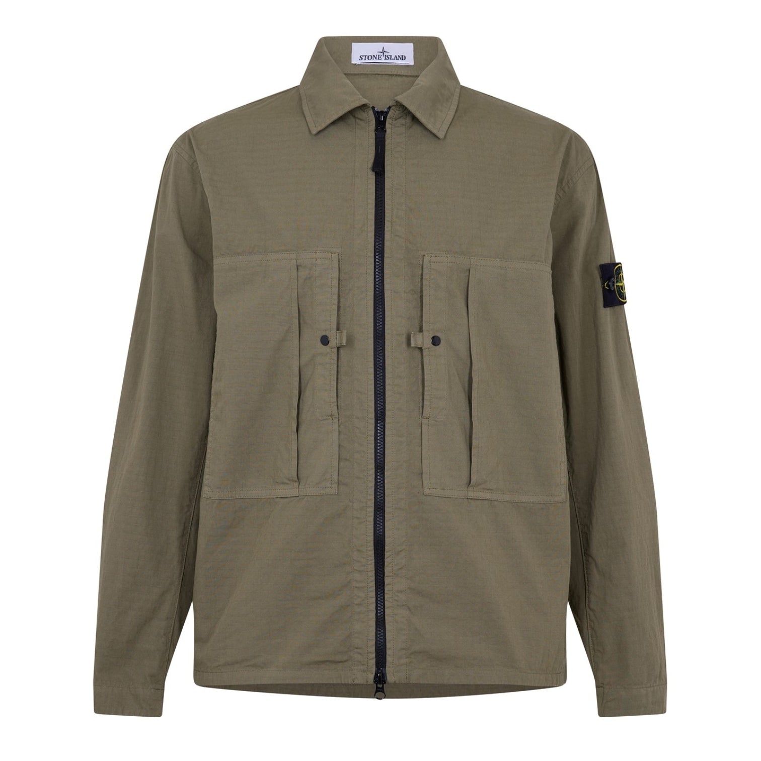 LUXURY HUB STONE ISLAND MENS RIPSTOP OVERSHIRT