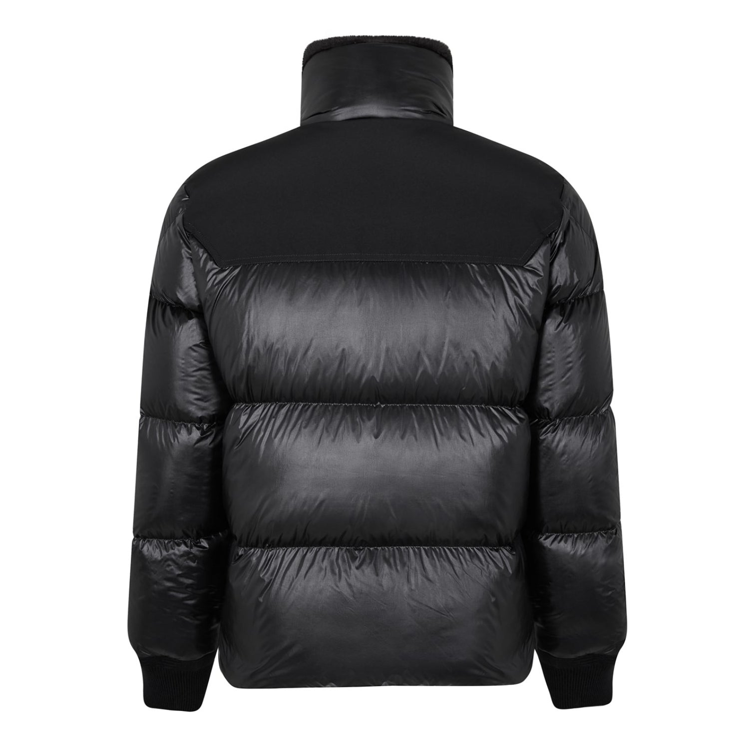 LUXURY HUB MONCLER MEN'S ARCHIVIO VAJOLET GOOSE DOWN STAND COLLAR LONG SLEEVE SHORT PUFFER JACKET
