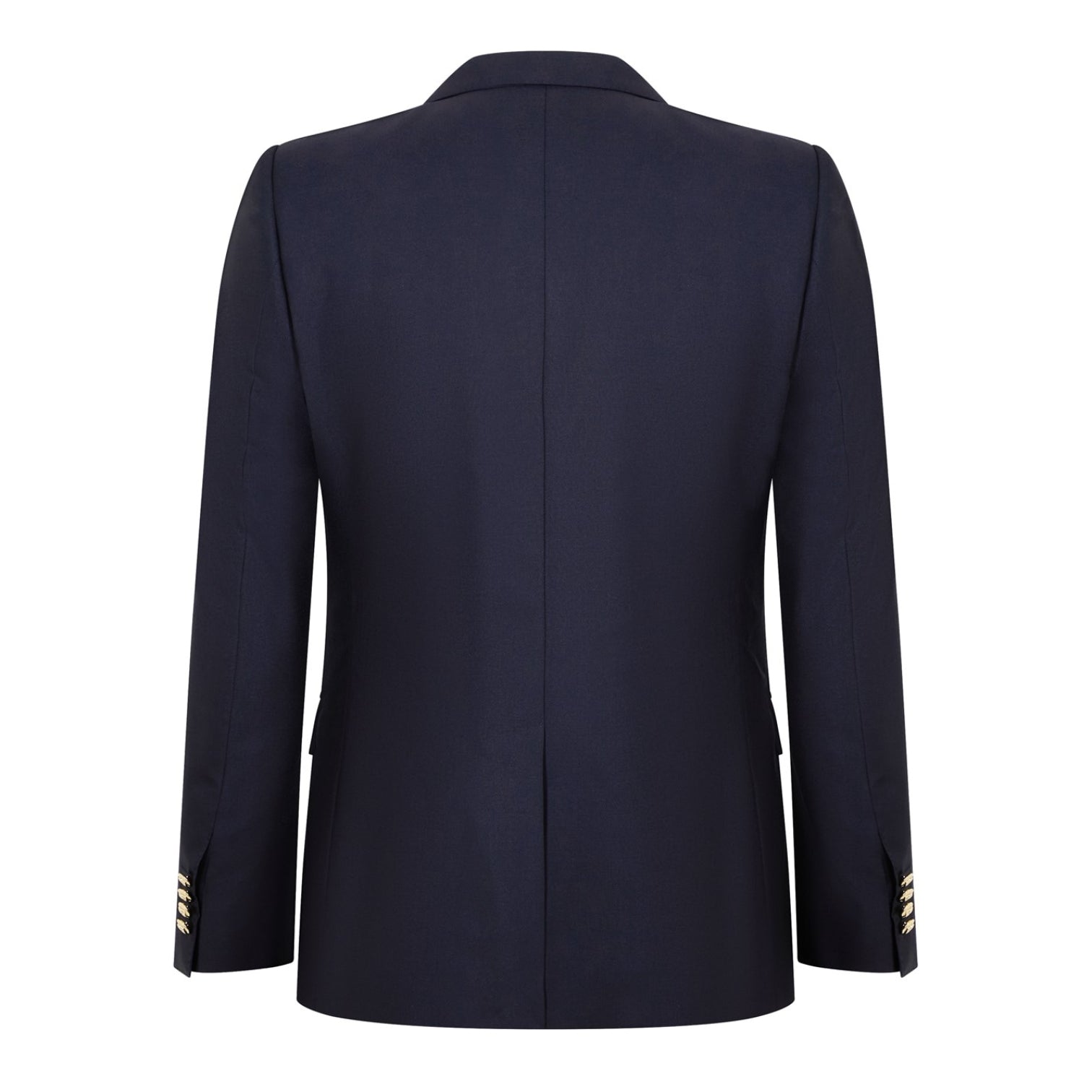 LUXURY HUB DOLCE AND GABBANA CREST APPLIQUÉ SINGLE-BREASTED BLAZER